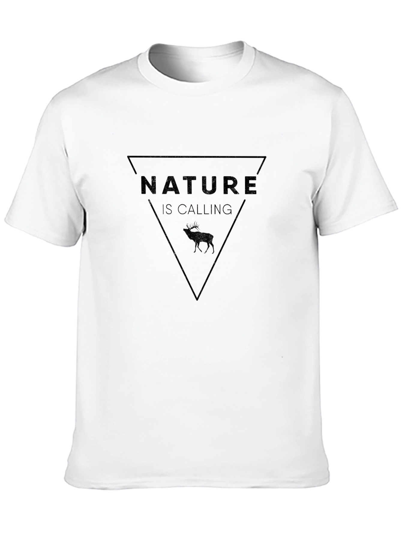Nature Is Calling Black T-Shirt