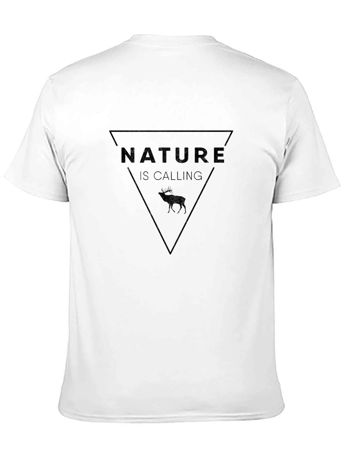 Nature Is Calling Black T-Shirt