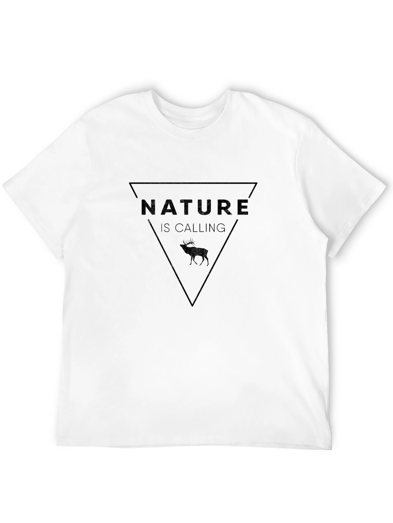 Nature Is Calling Black T-Shirt