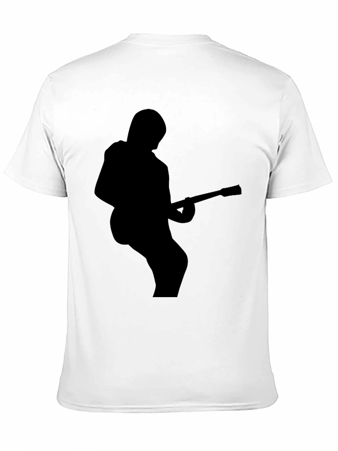 Guitarist Silhouette Black T-Shirt - Rock Star Style