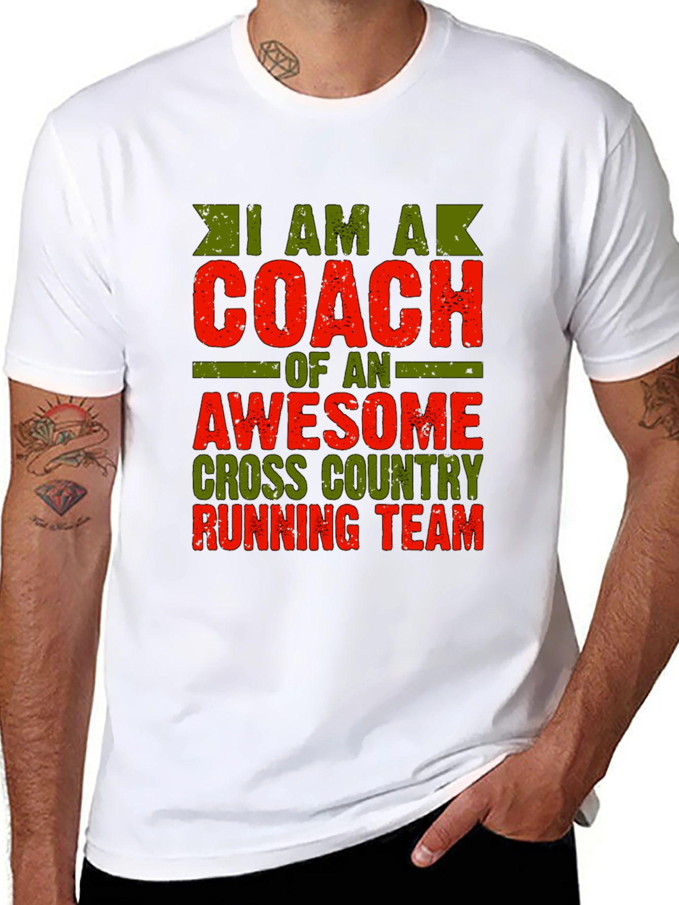 Cross Country Coach T-Shirt - Awesome Team Tee