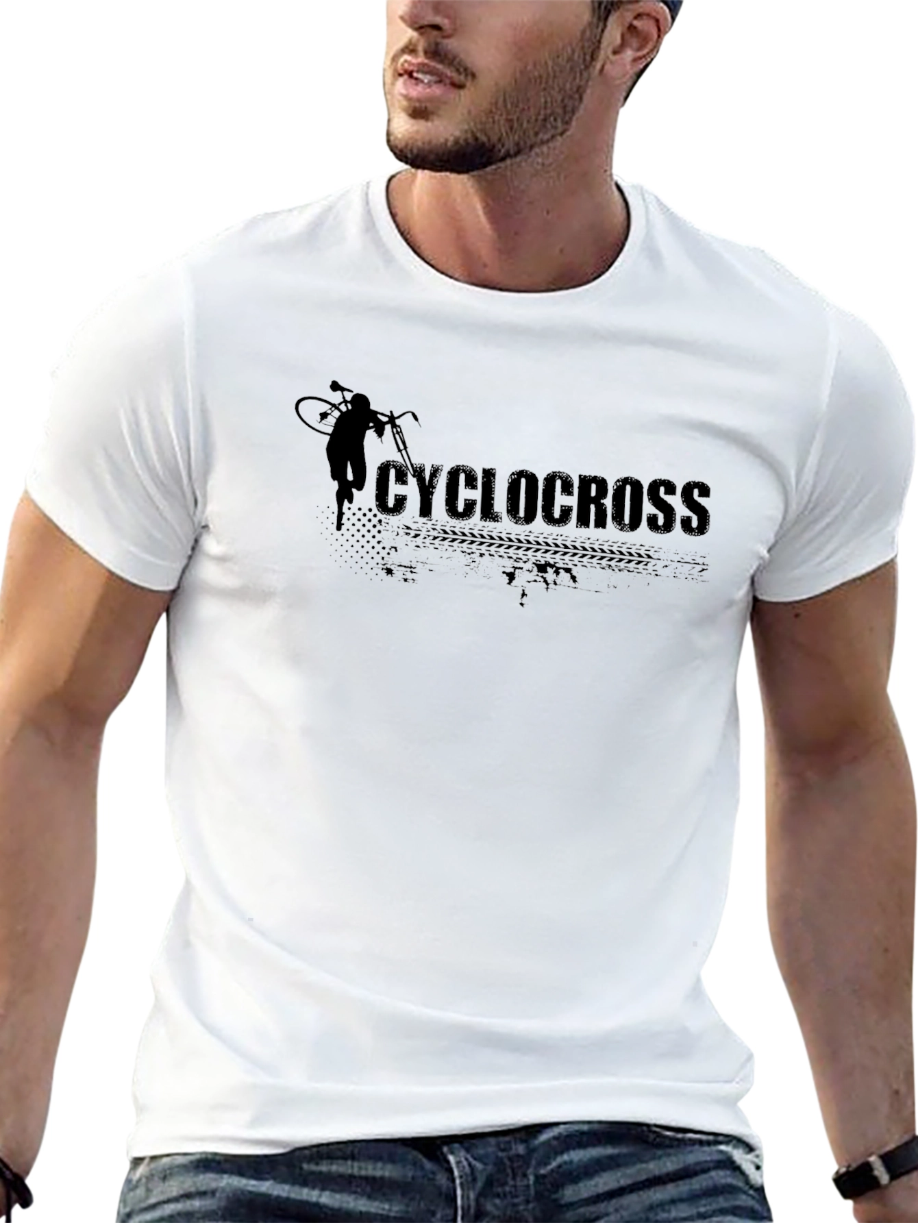 Cyclocross T-Shirt - Black Graphic Tee