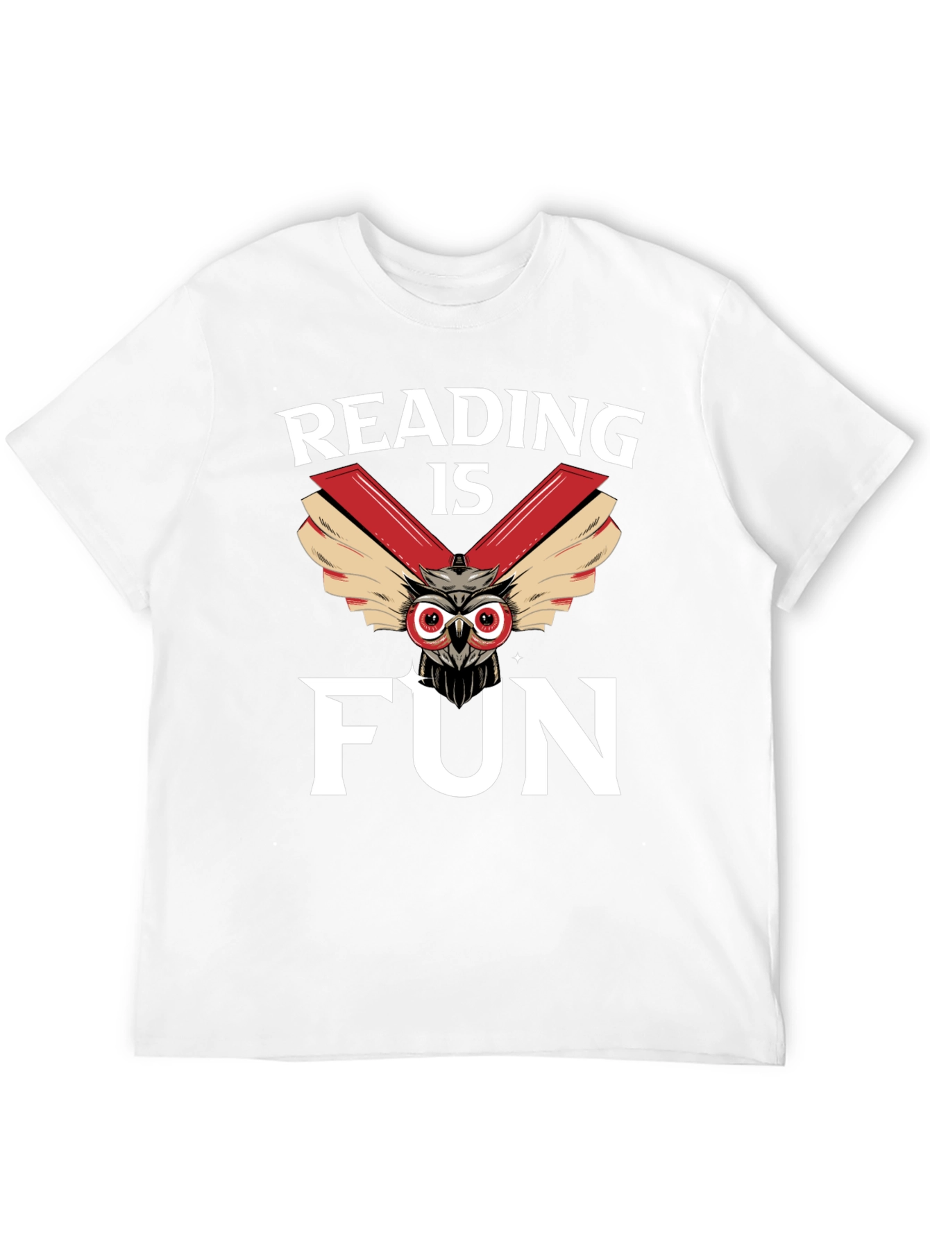 Reading is Fun Owl Graphic Tee
