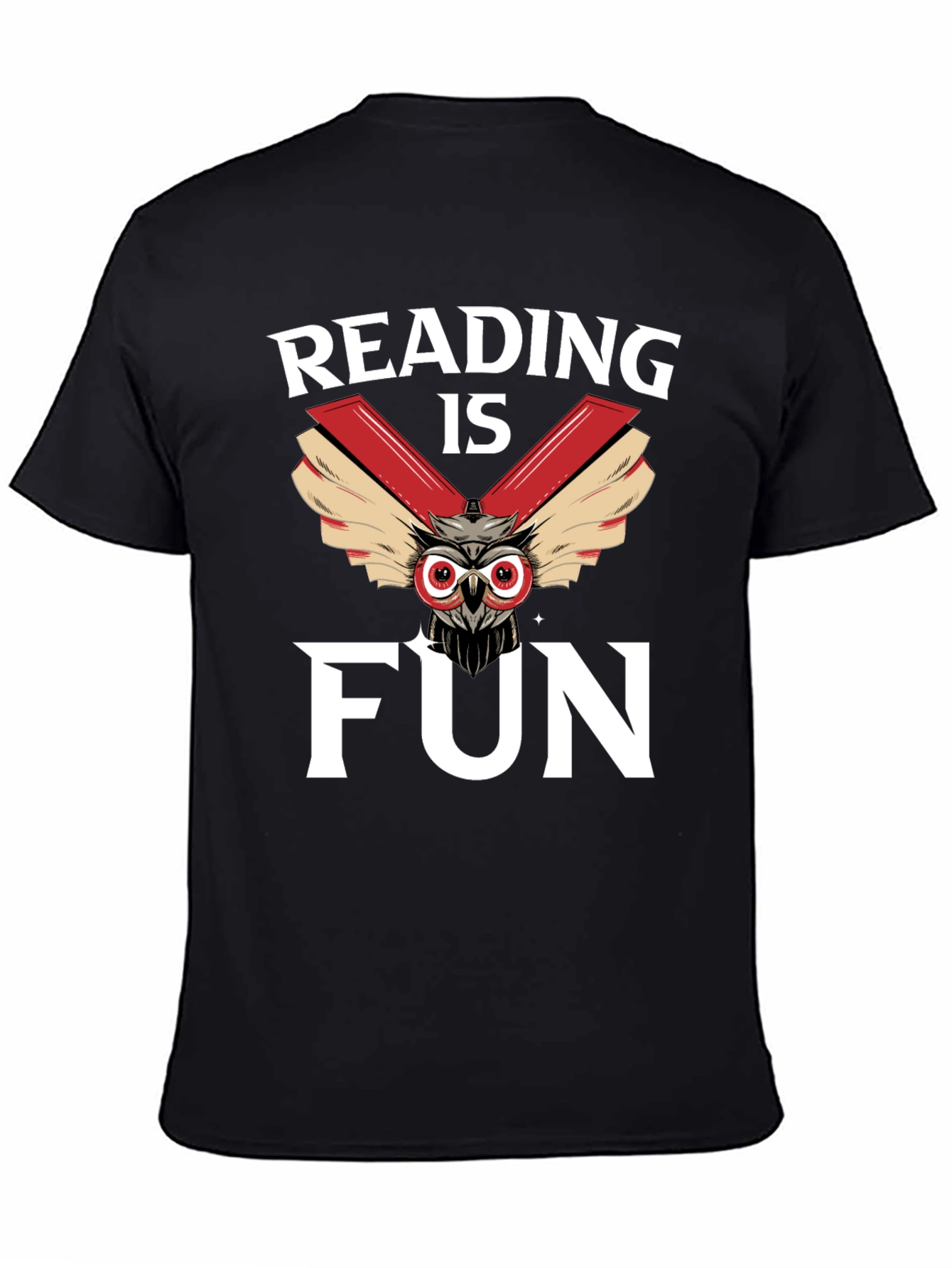 Reading is Fun Owl Graphic Tee
