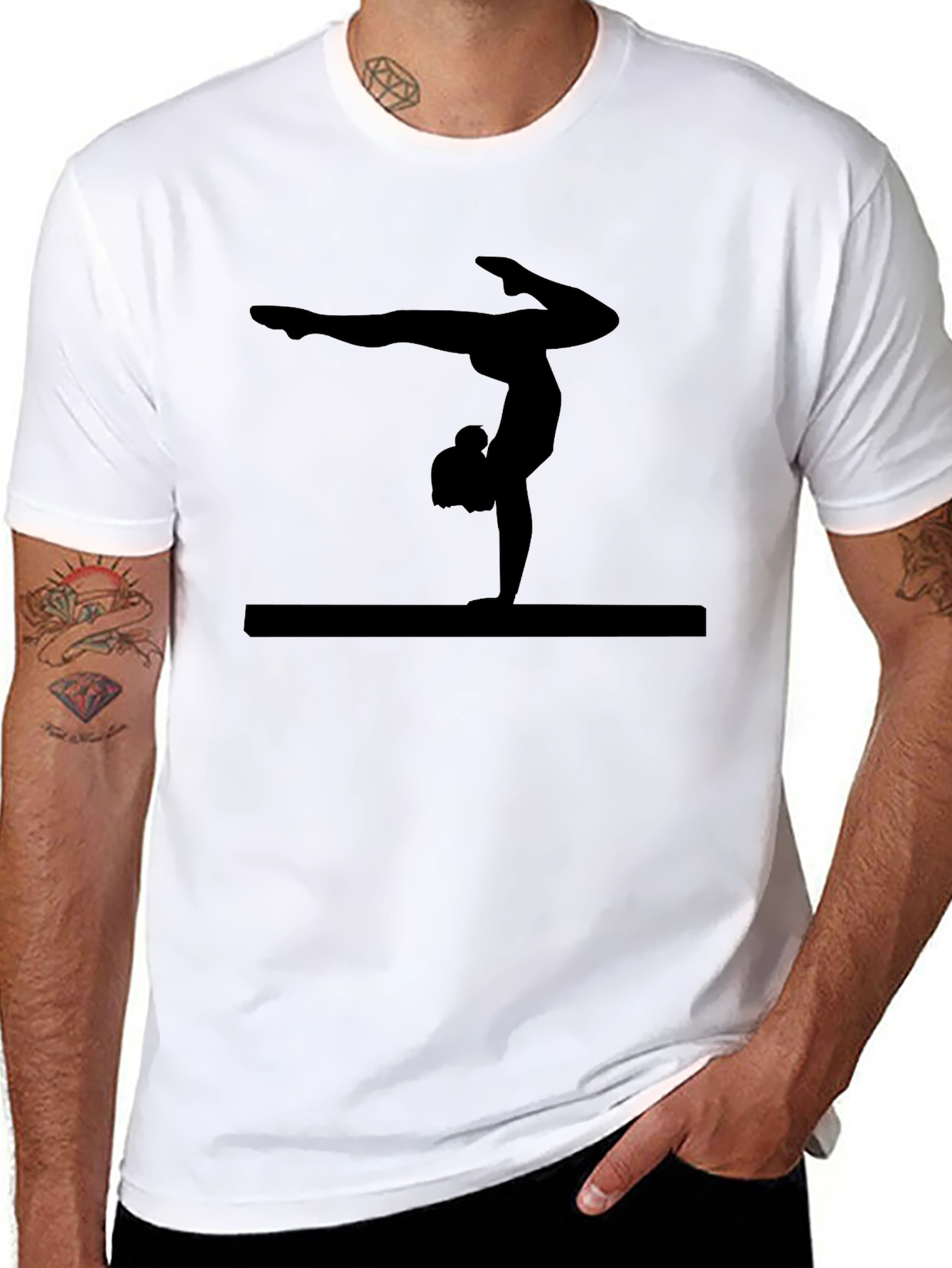 Gymnastics Silhouette T-Shirt