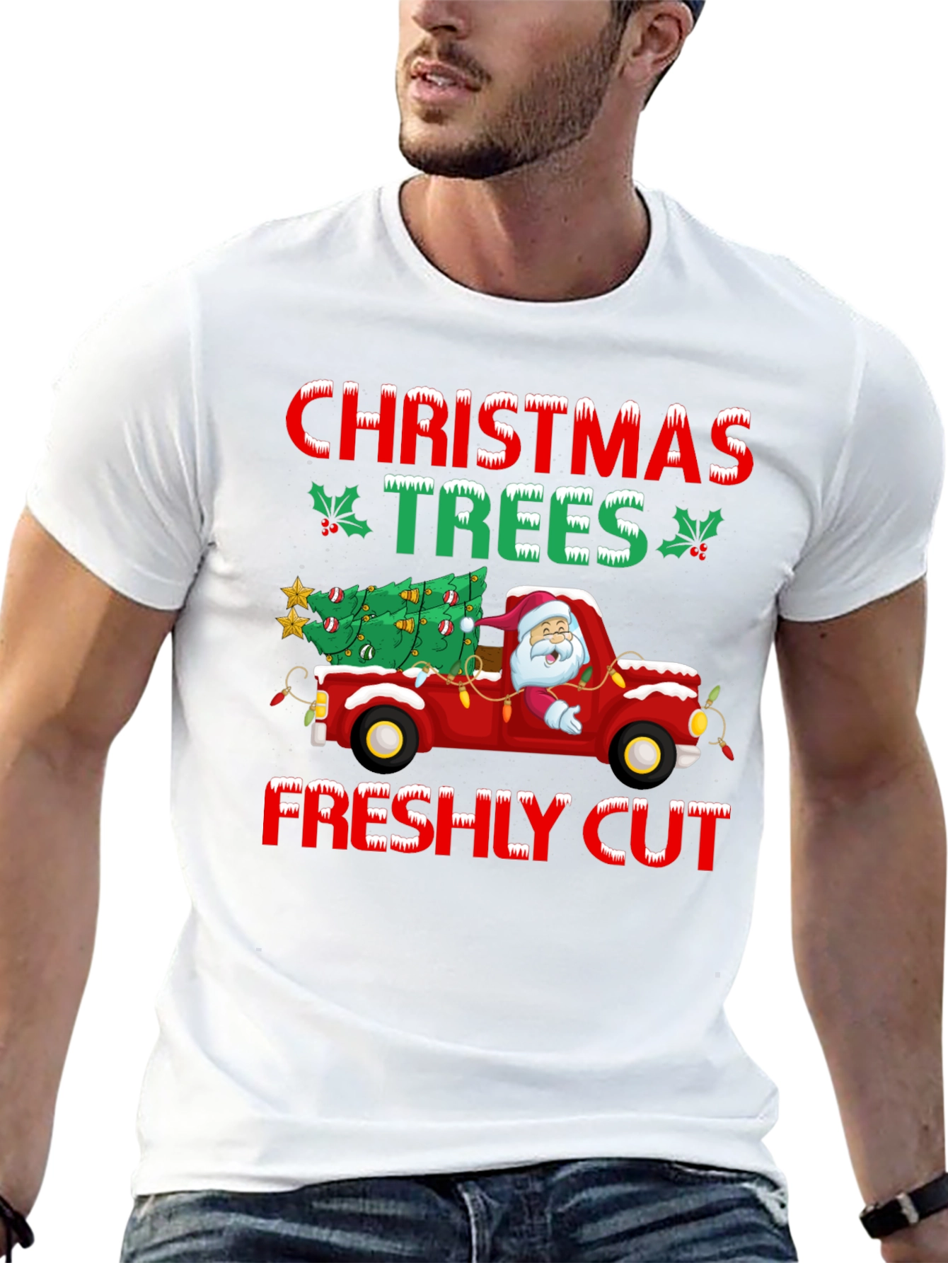 Christmas Trees Freshly Cut Graphic Tee