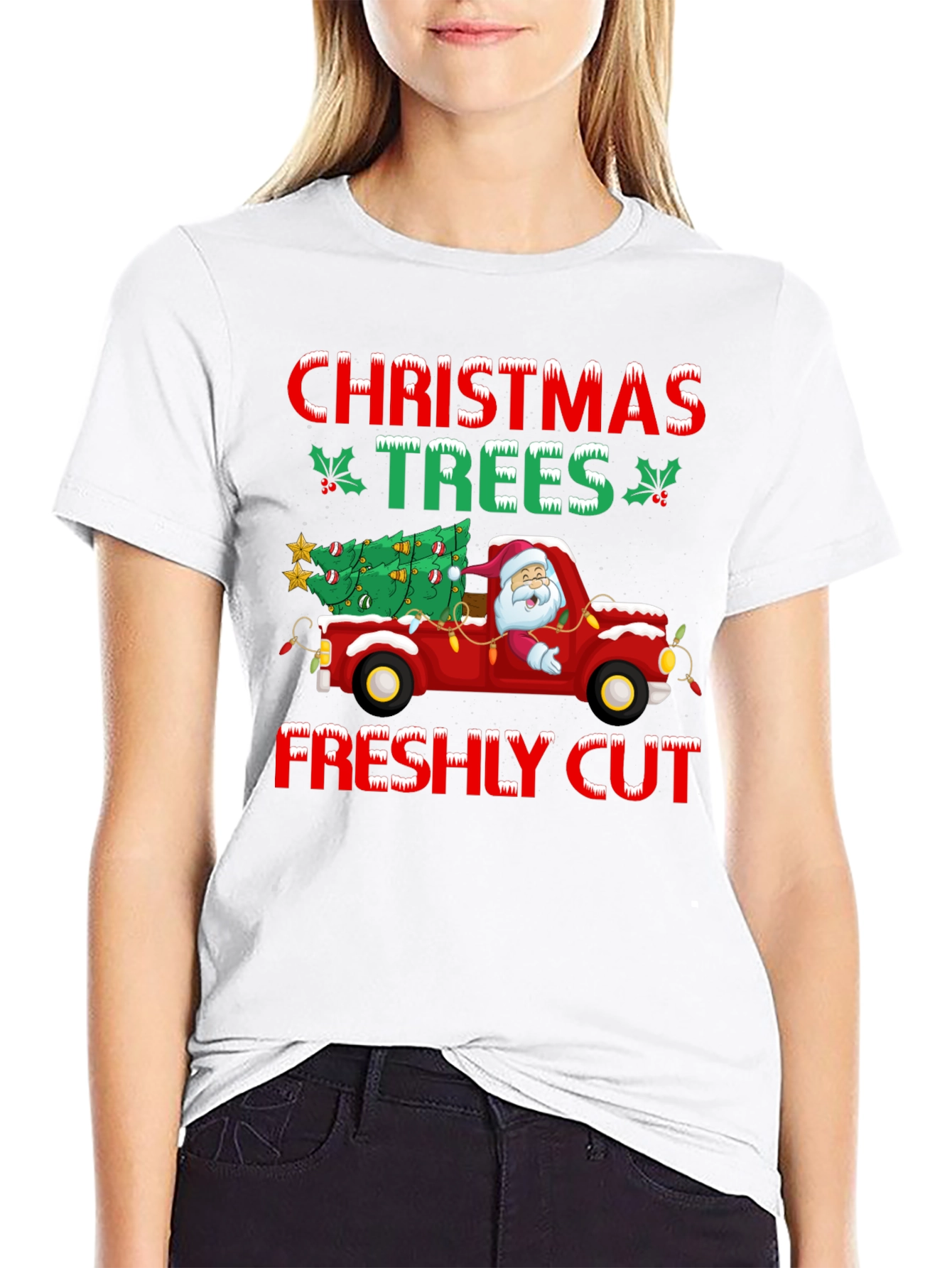Christmas Trees Freshly Cut Graphic Tee