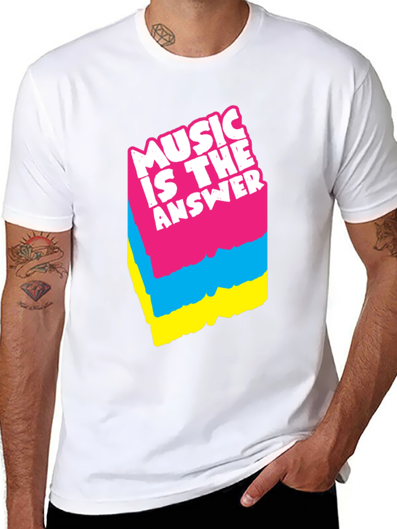 Music is the Answer Graphic T-Shirt