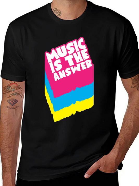 Music is the Answer Graphic T-Shirt