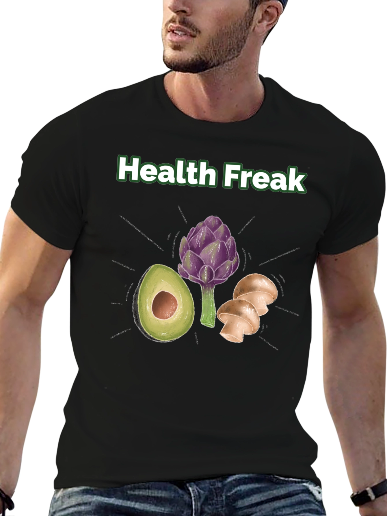 Health Freak Graphic T-Shirt