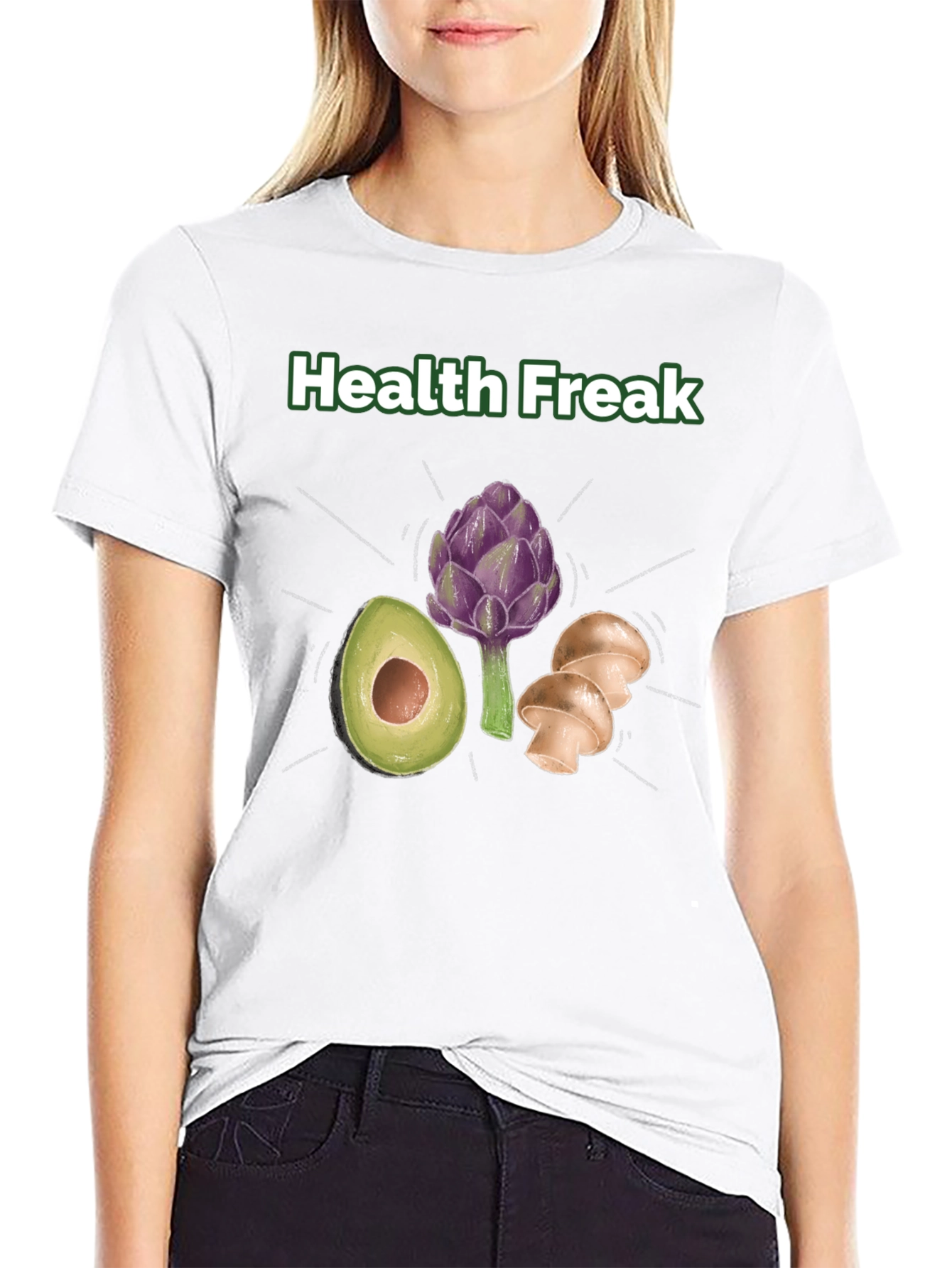 Health Freak Graphic T-Shirt