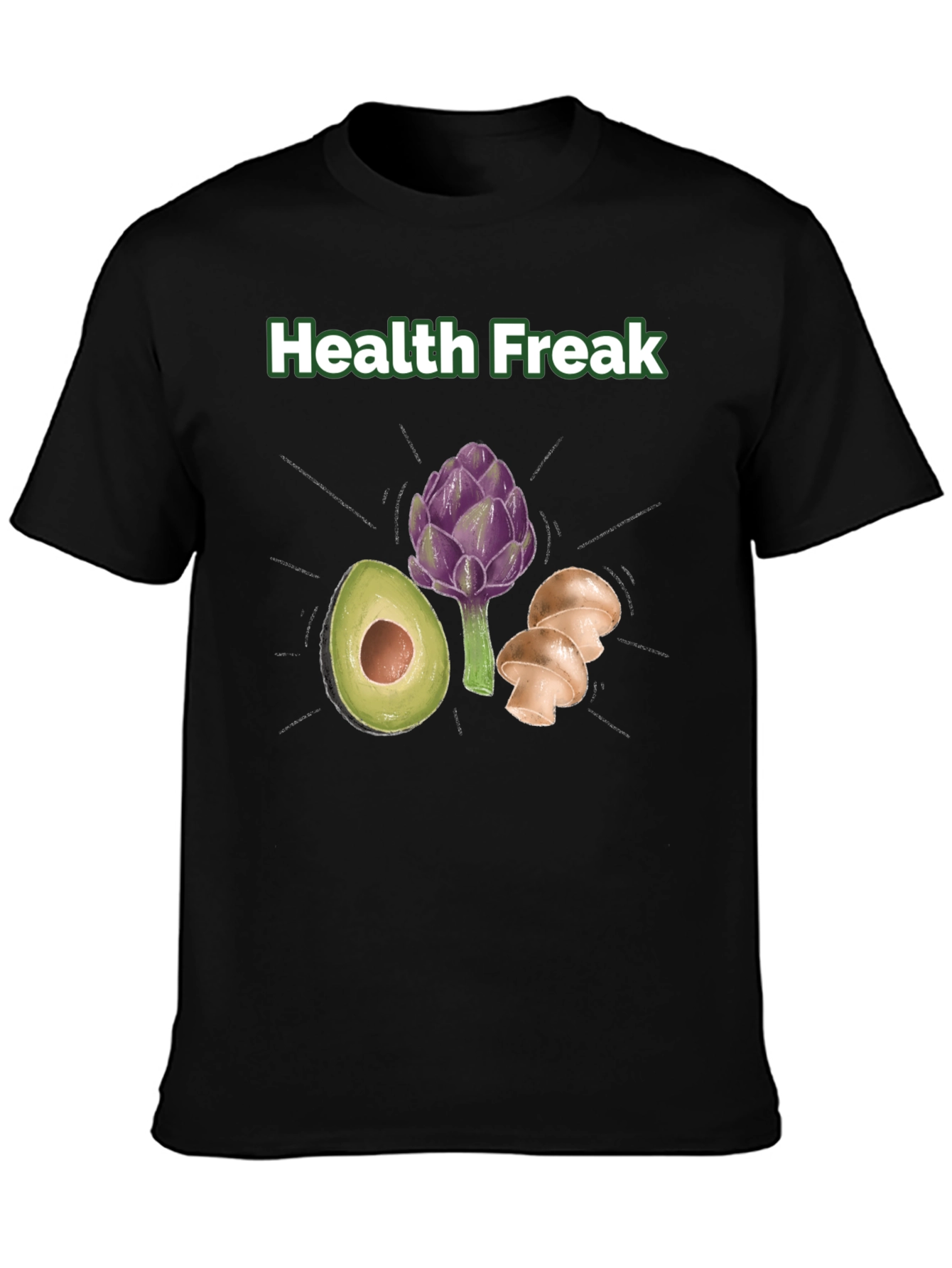 Health Freak Graphic T-Shirt