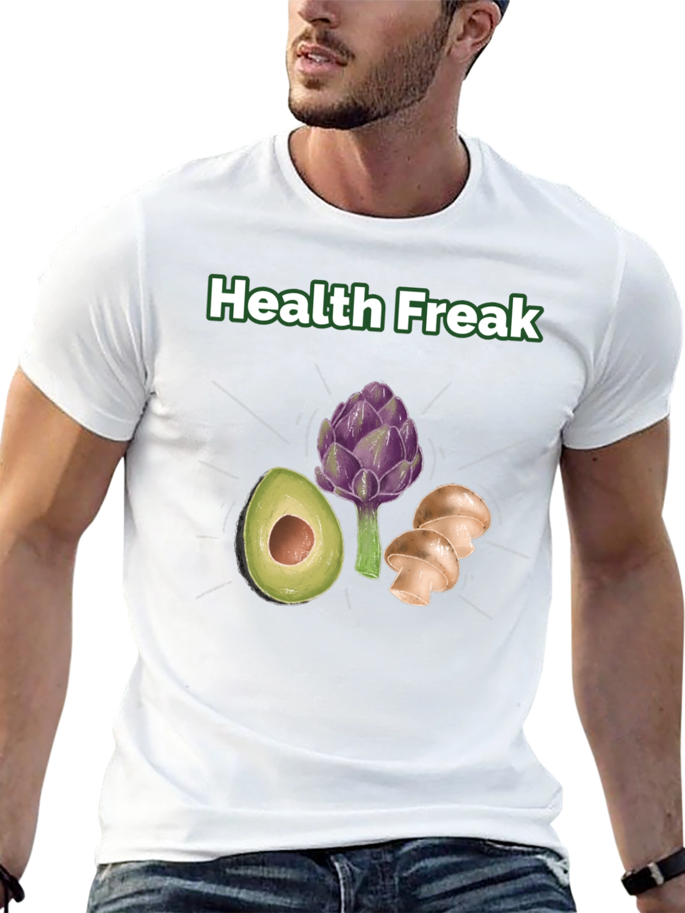 Health Freak Graphic T-Shirt