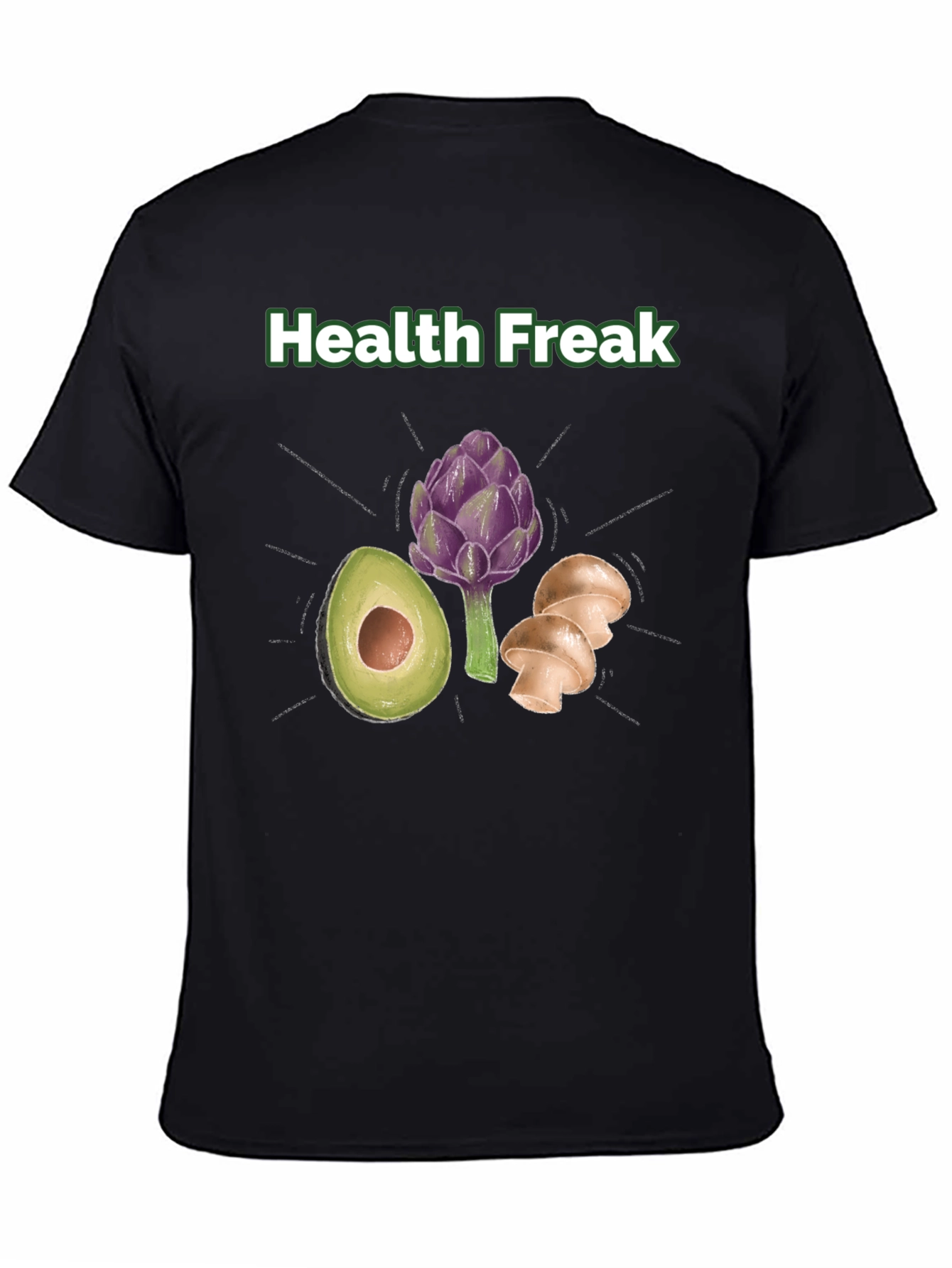 Health Freak Graphic T-Shirt