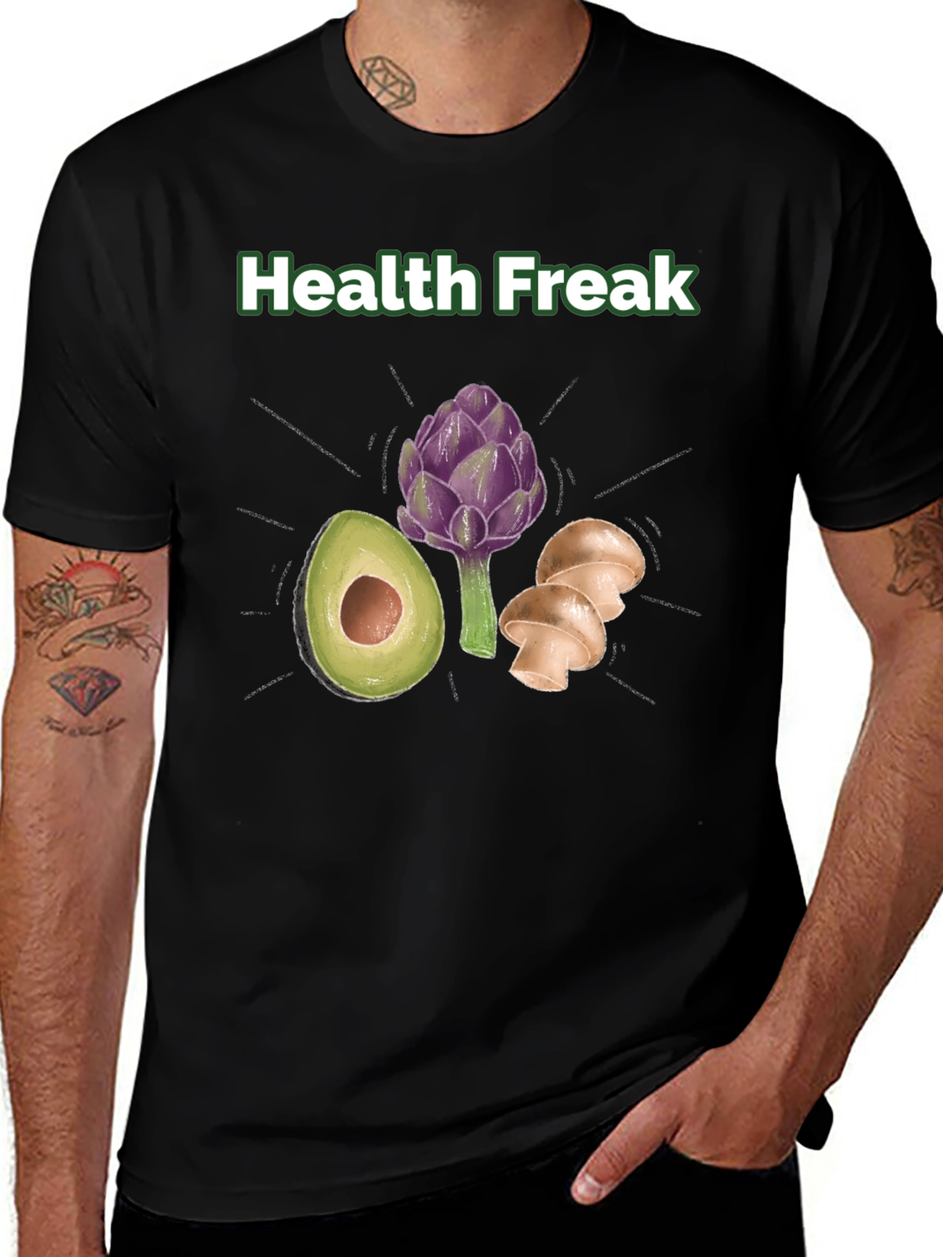 Health Freak Graphic T-Shirt