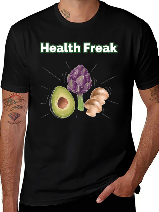 Health Freak Graphic T-Shirt