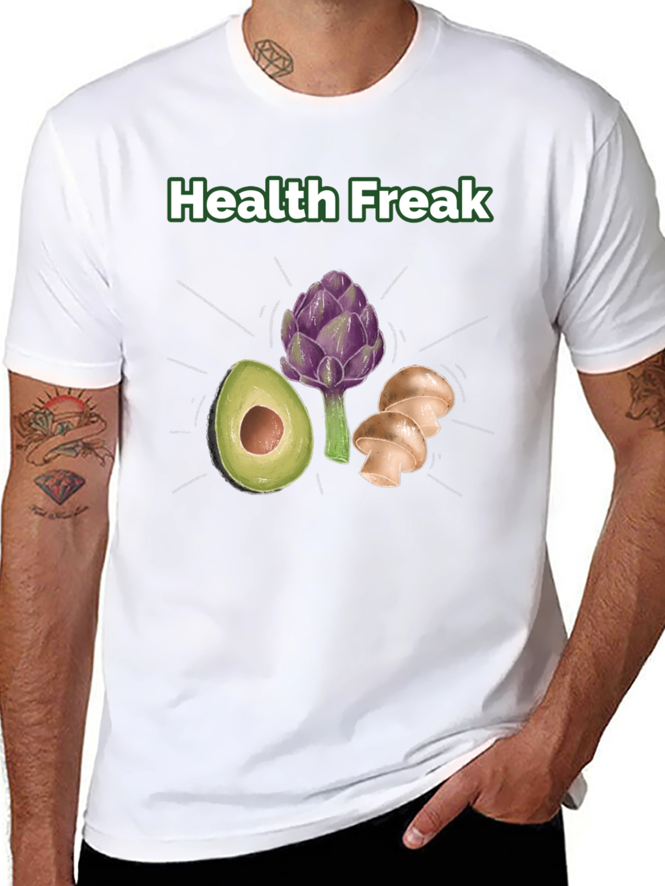 Health Freak Graphic T-Shirt