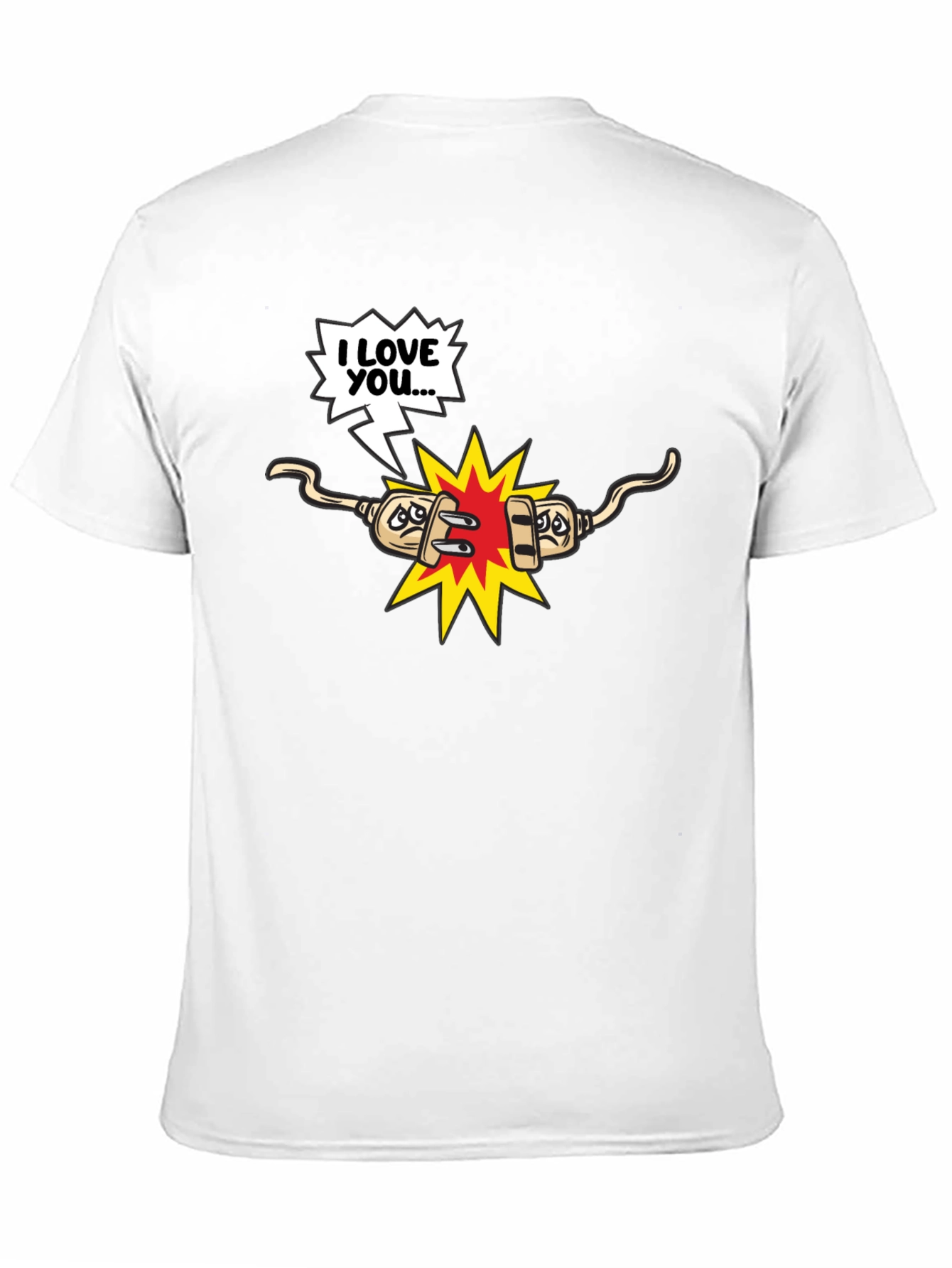 Funny Electrical T-Shirt - Shocking Love
