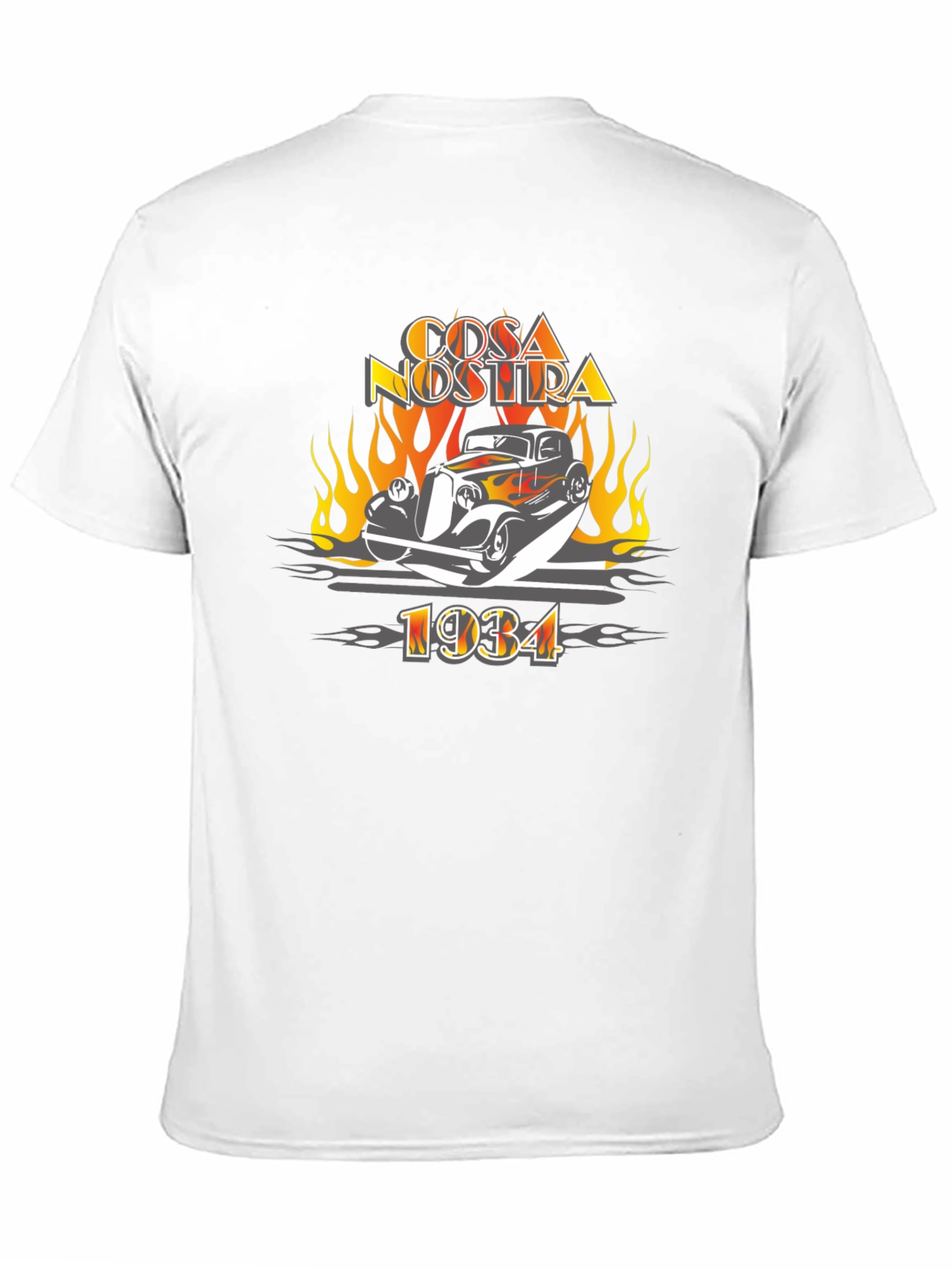Cosa Nostra 1934 Car Graphic Tee - Black