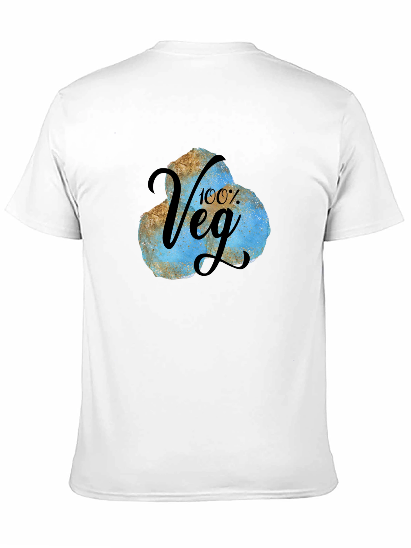 100% Veg Graphic Tee - Vegan T-Shirt