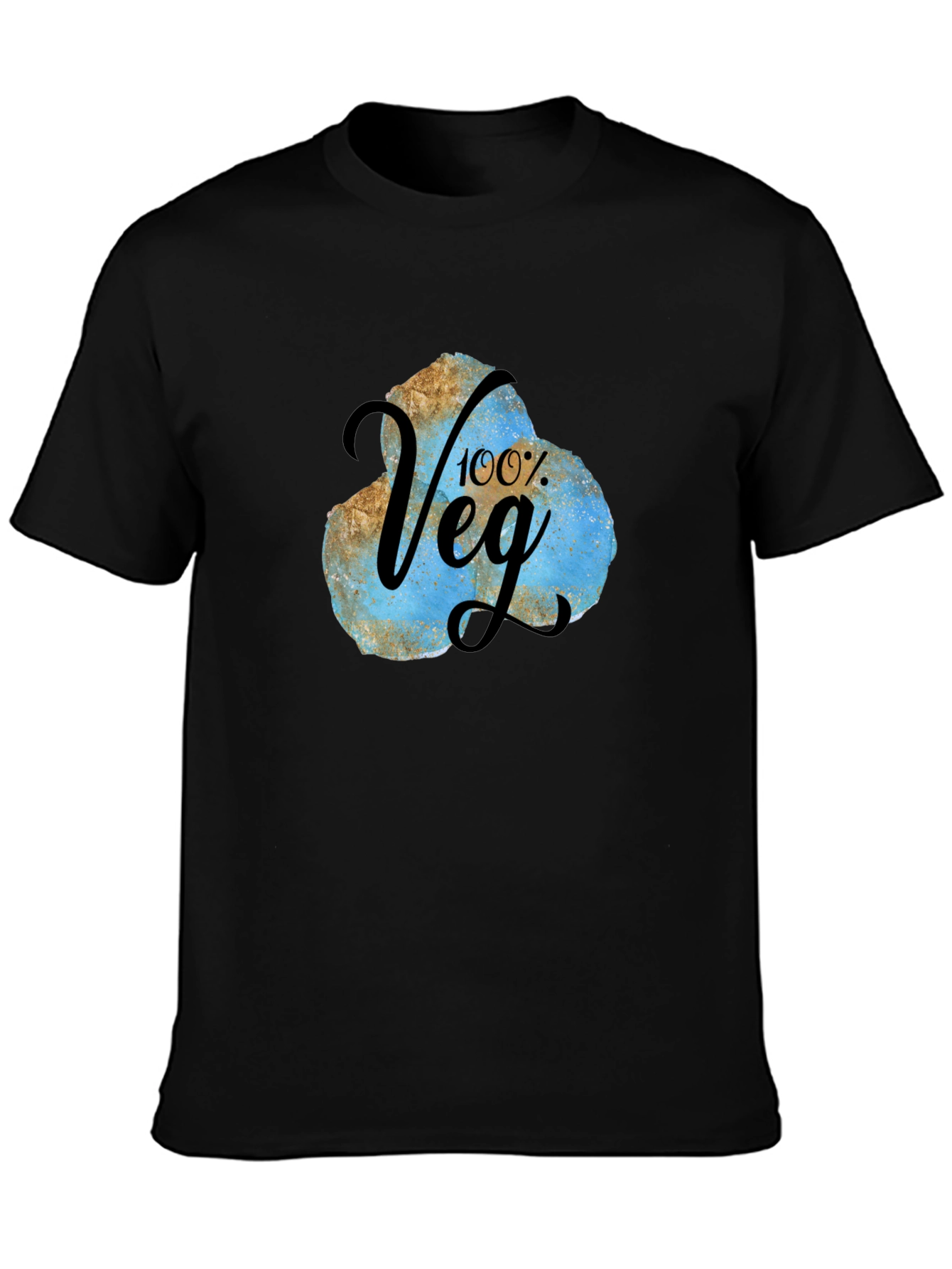 100% Veg Graphic Tee - Vegan T-Shirt