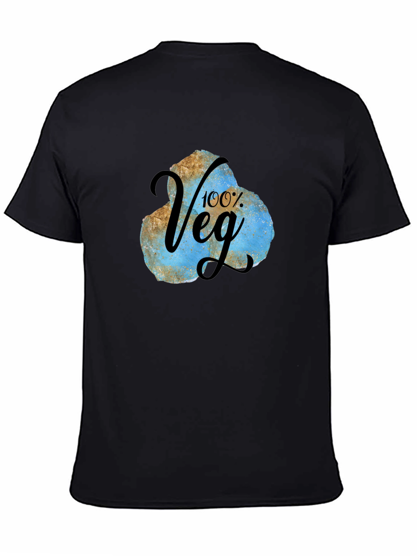 100% Veg Graphic Tee - Vegan T-Shirt