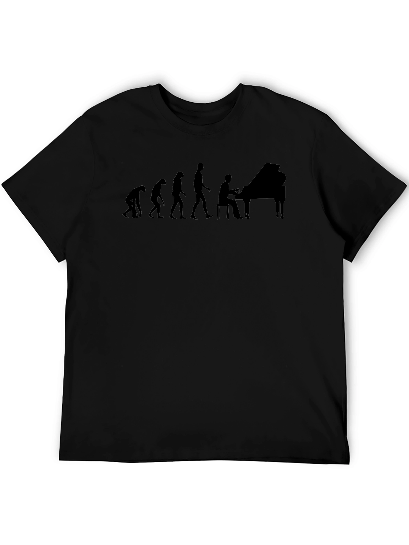 Piano Evolution T-Shirt - Musicians Humor Tee
