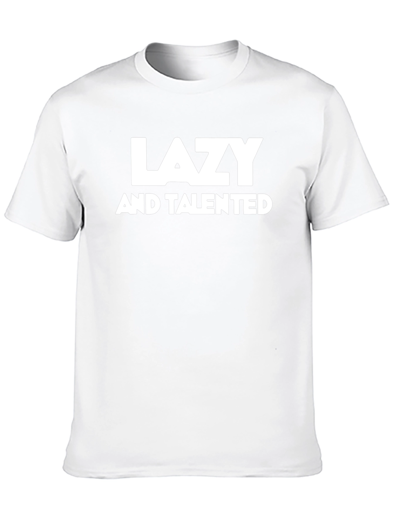 Lazy and Talented Black Graphic Tee