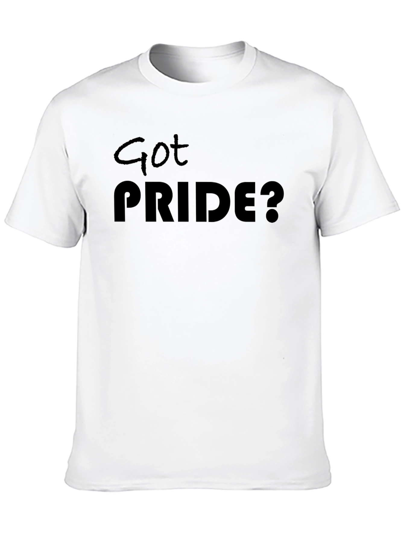 Got Pride? Black Graphic T-Shirt