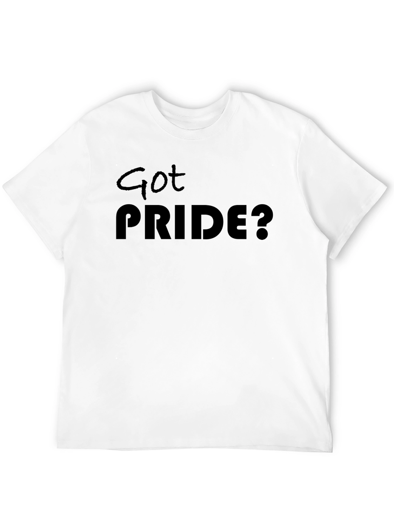 Got Pride? Black Graphic T-Shirt