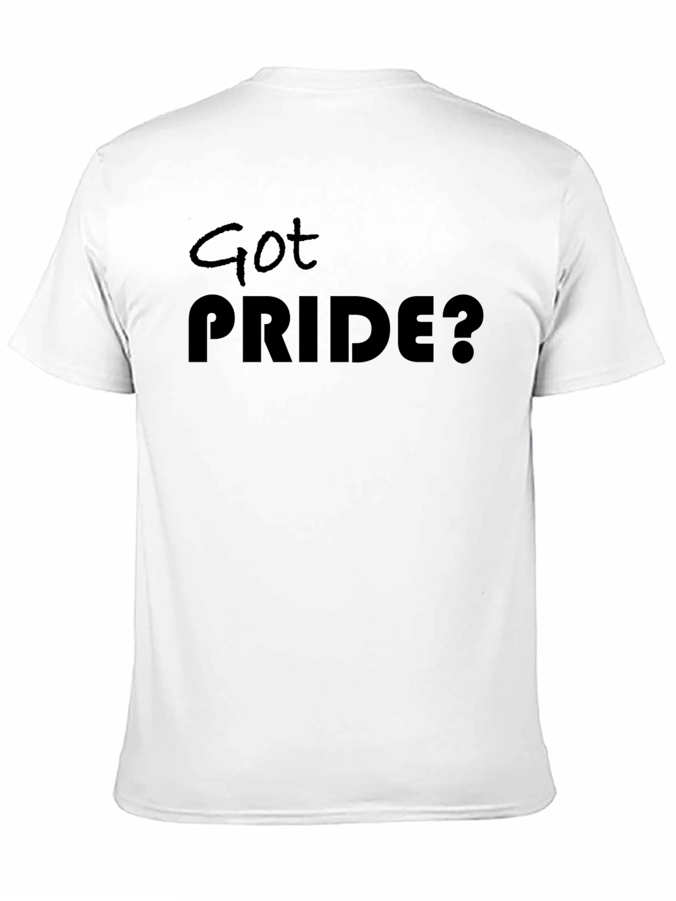Got Pride? Black Graphic T-Shirt