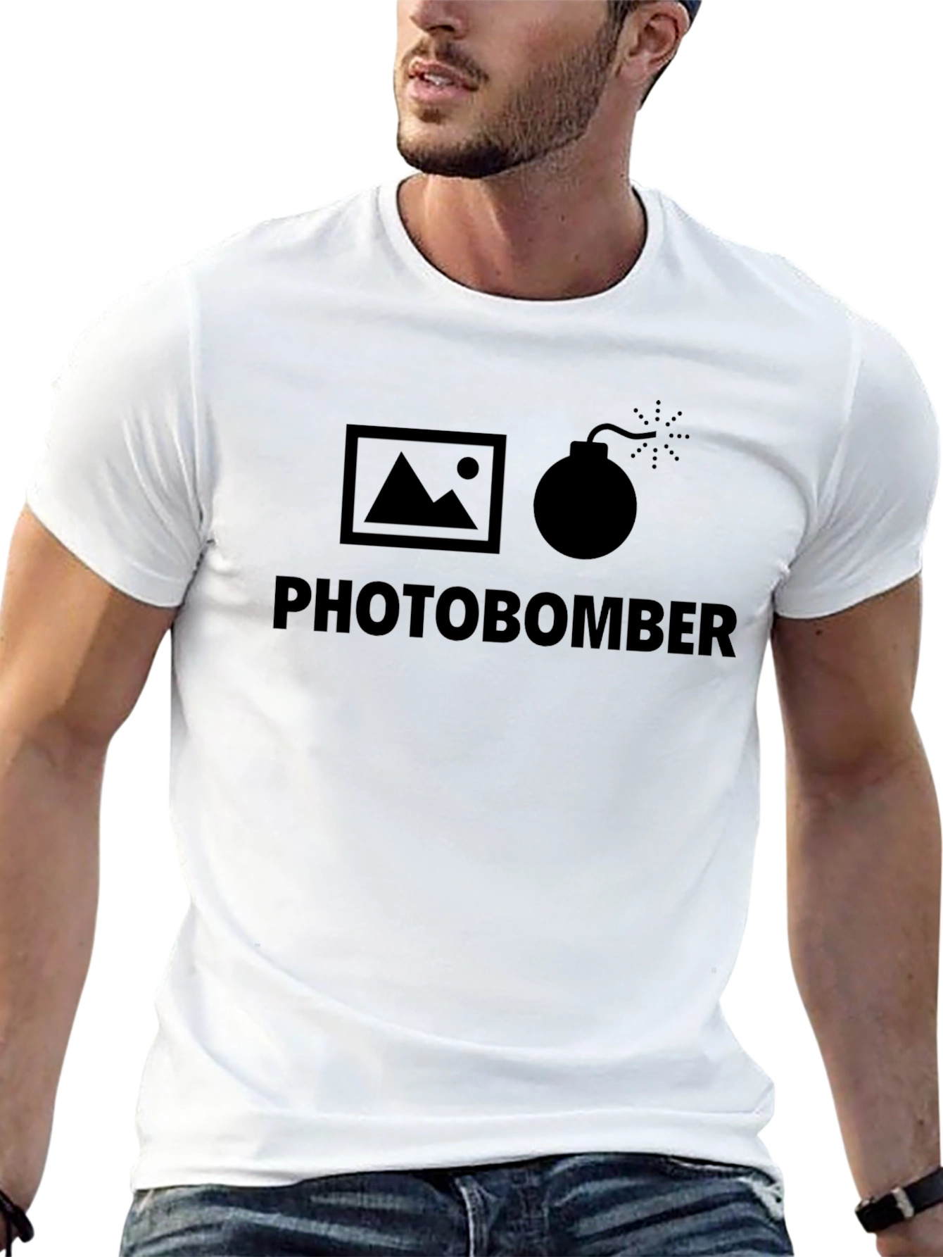 Photobomber Graphic T-Shirt - Funny Photography Humor Tee