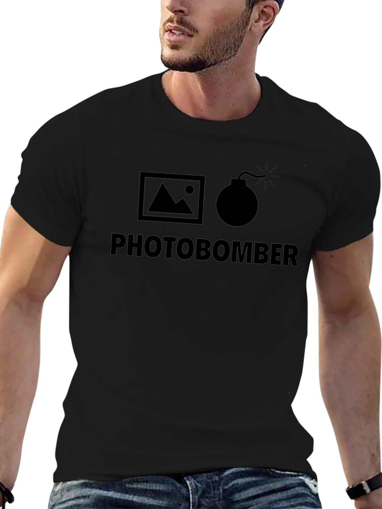 Photobomber Graphic T-Shirt - Funny Photography Humor Tee