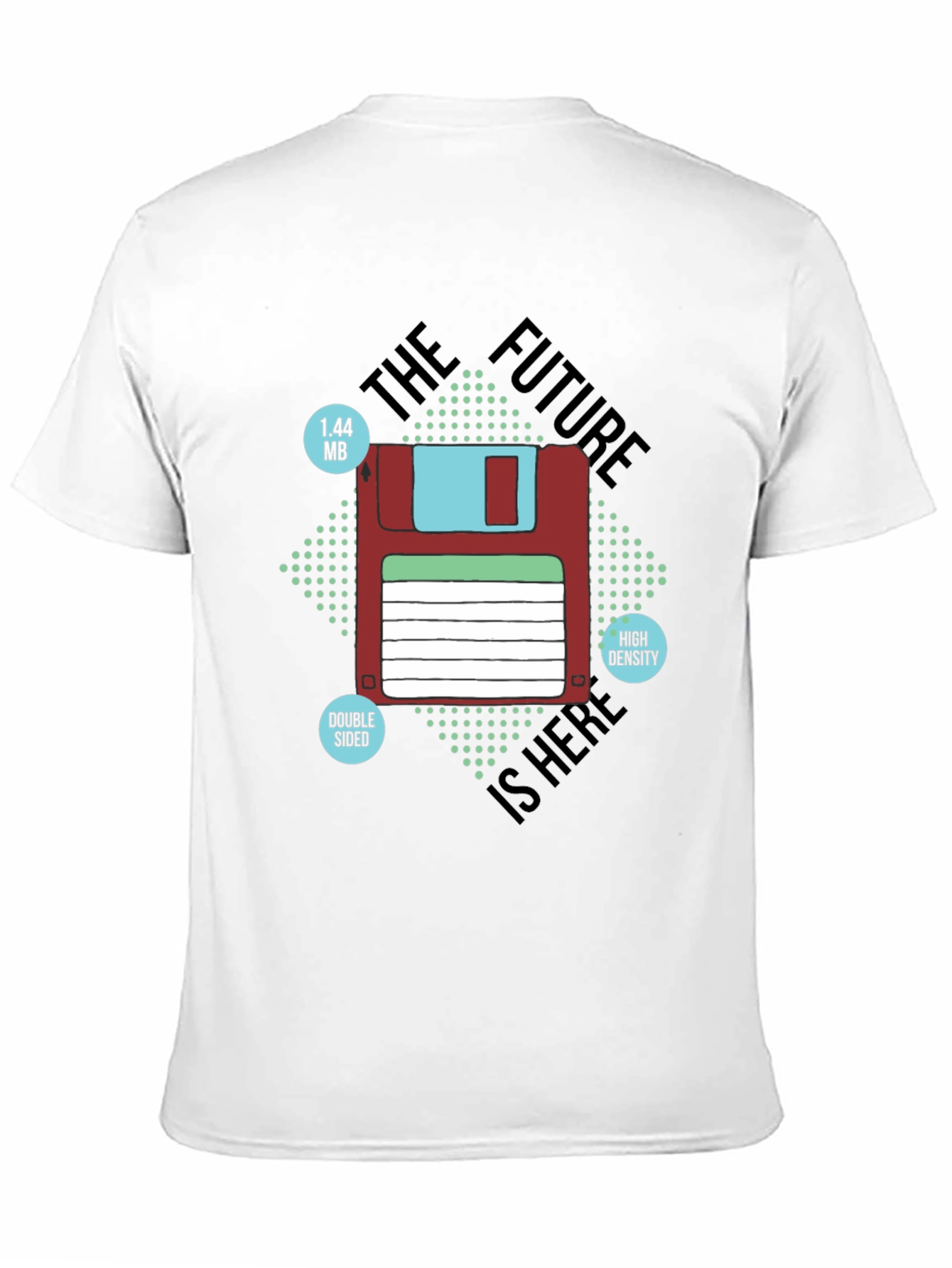 Retro Floppy Disk T-Shirt - The Future is Here