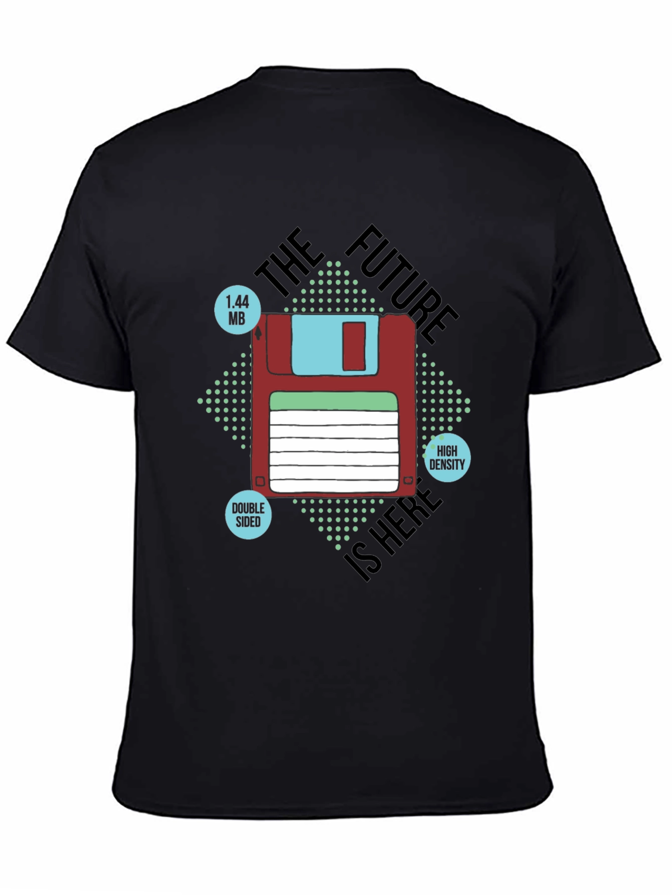 Retro Floppy Disk T-Shirt - The Future is Here