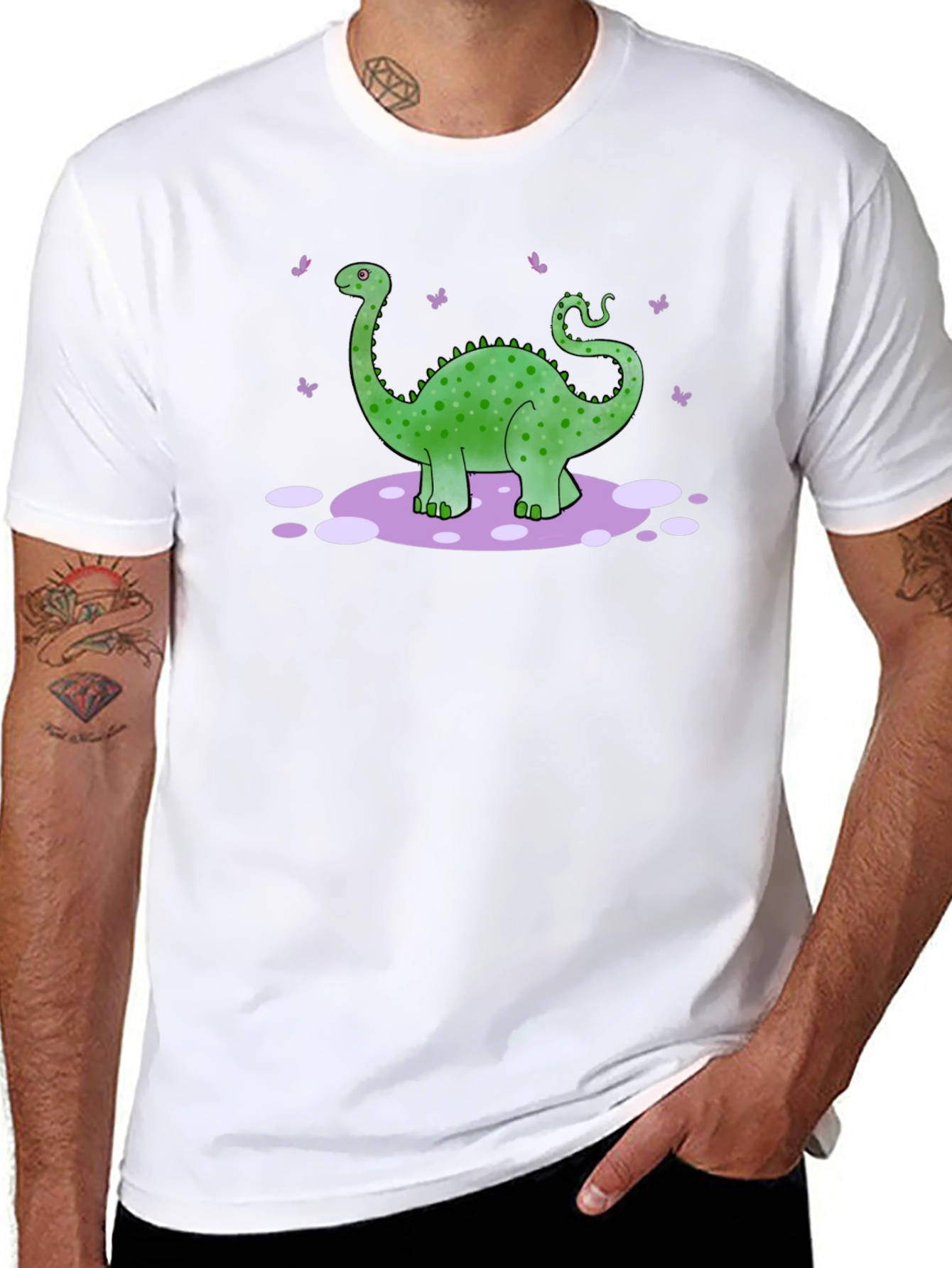 Dino & Butterflies T-Shirt