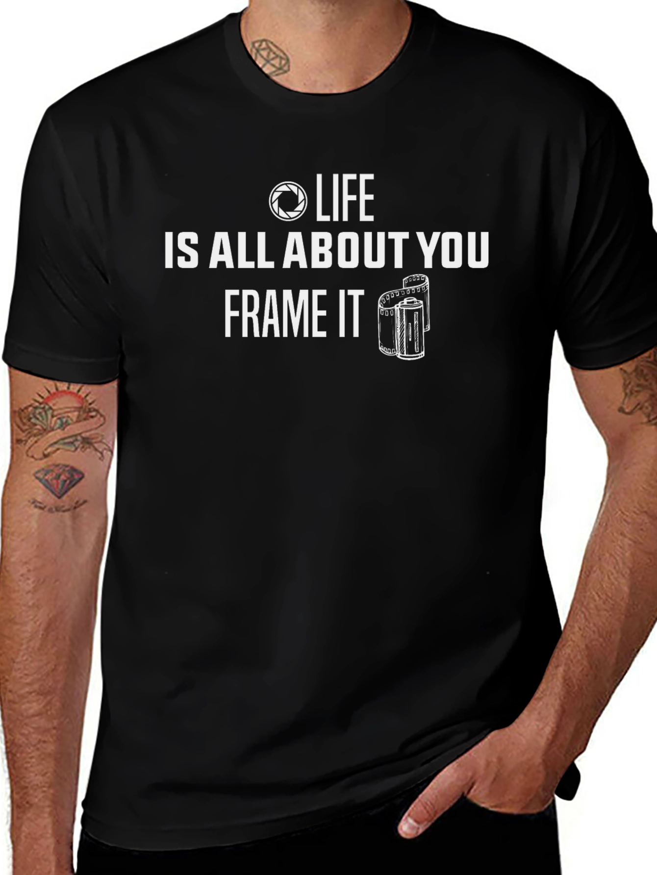 Life Frame It Graphic Tee - Photography Lover Shirt