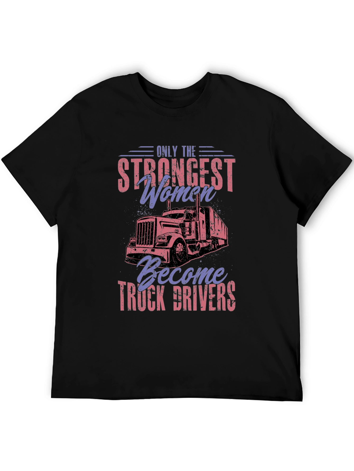 Strong Women Trucker Graphic T-Shirt