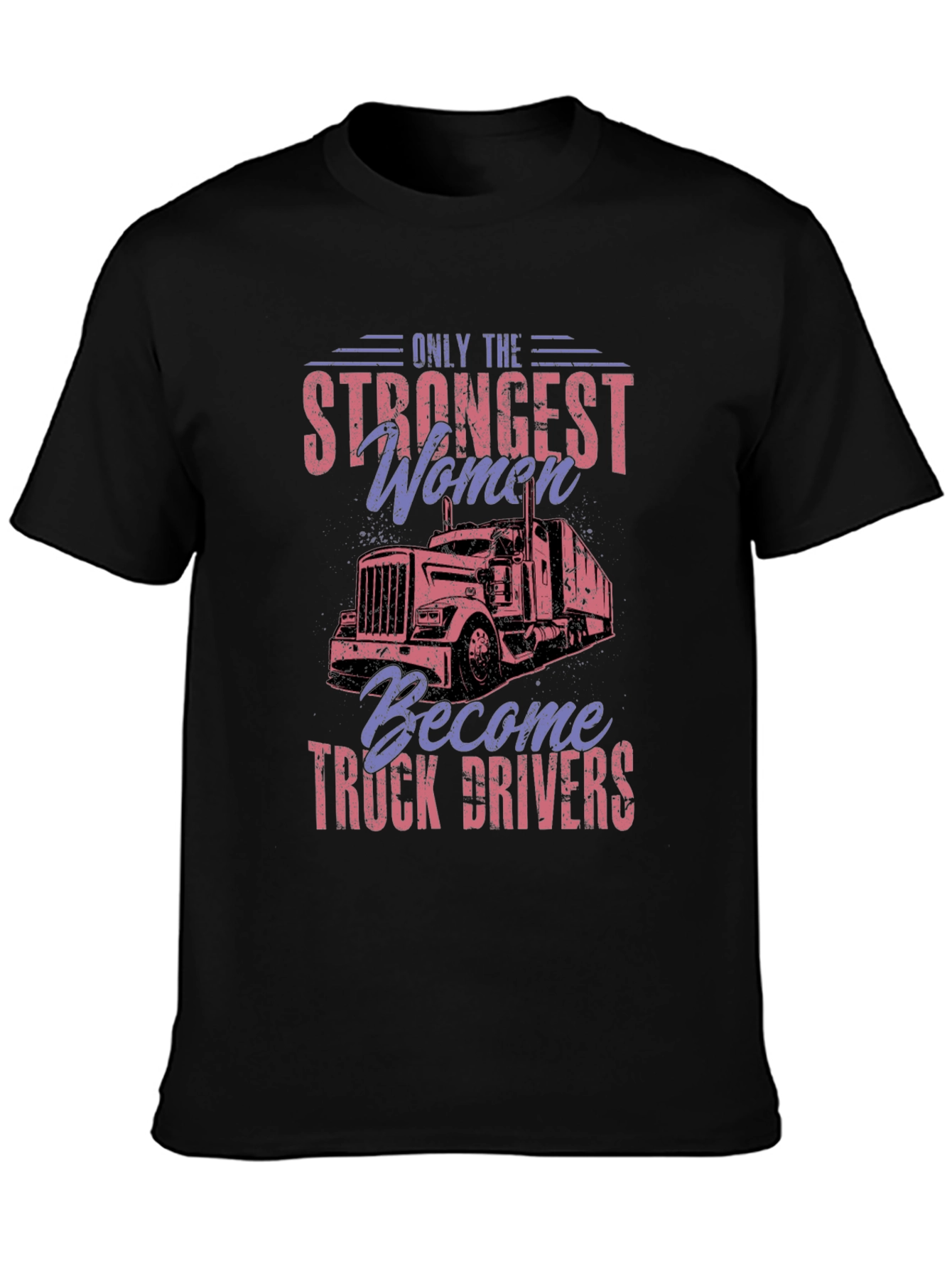 Strong Women Trucker Graphic T-Shirt
