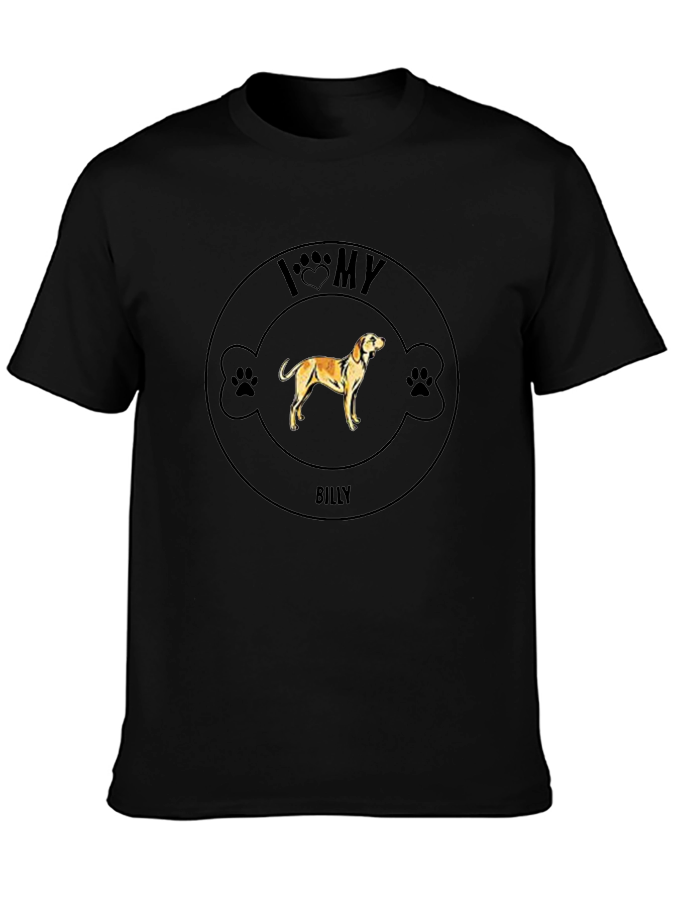I Love My Billy Dog T-Shirt