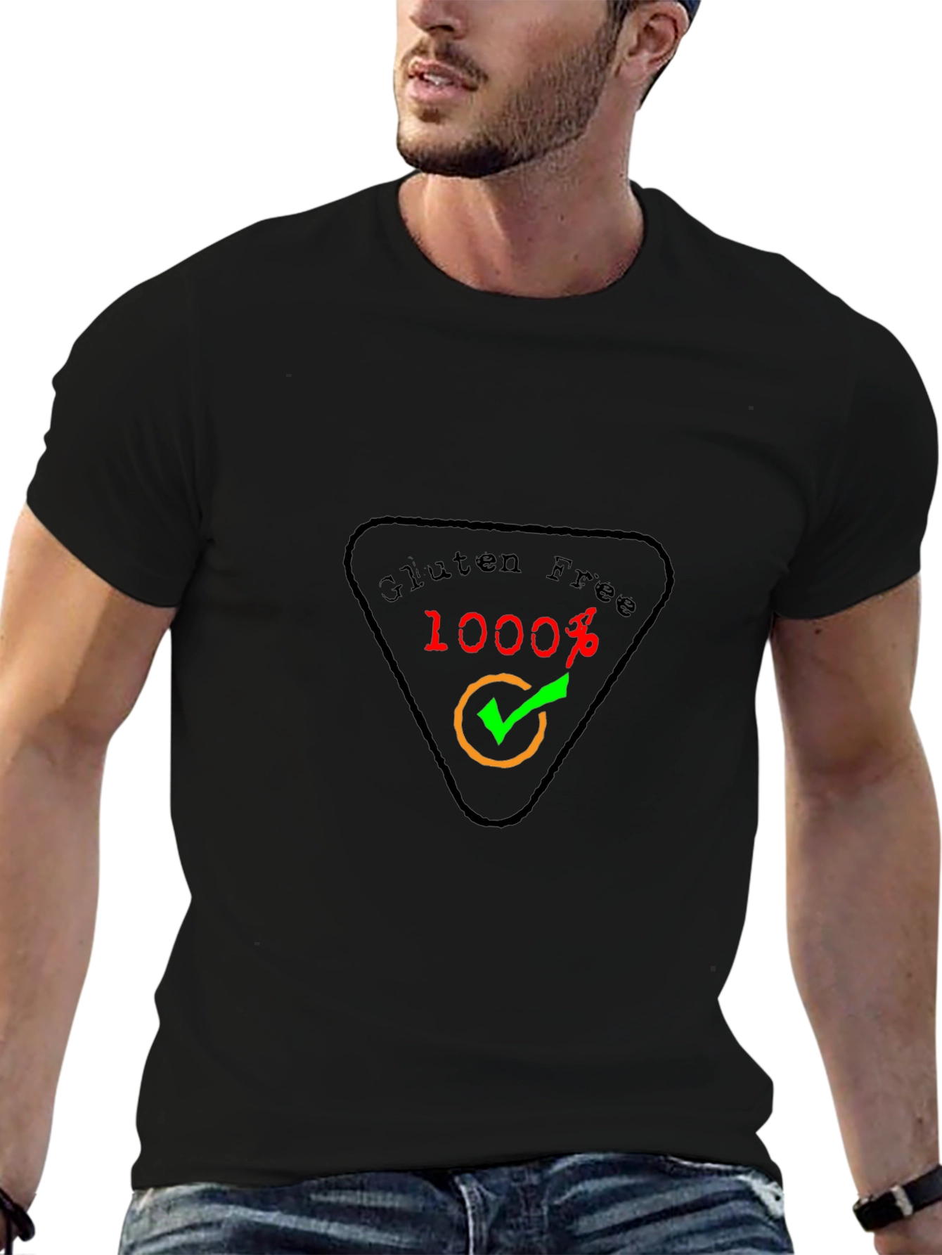 Gluten Free 1000% Guarantee Black T-Shirt