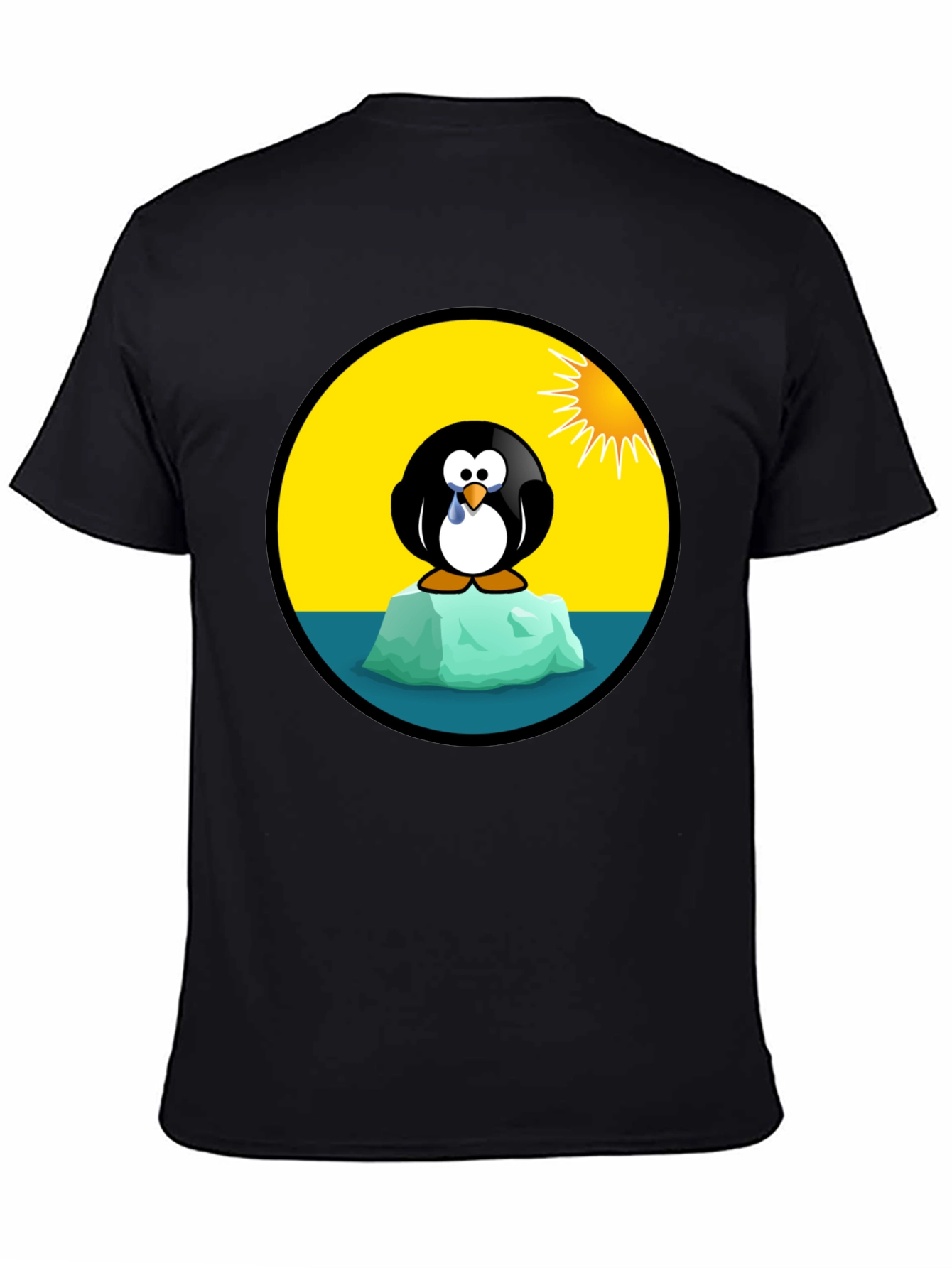 Sad Penguin Global Warming Awareness T-Shirt