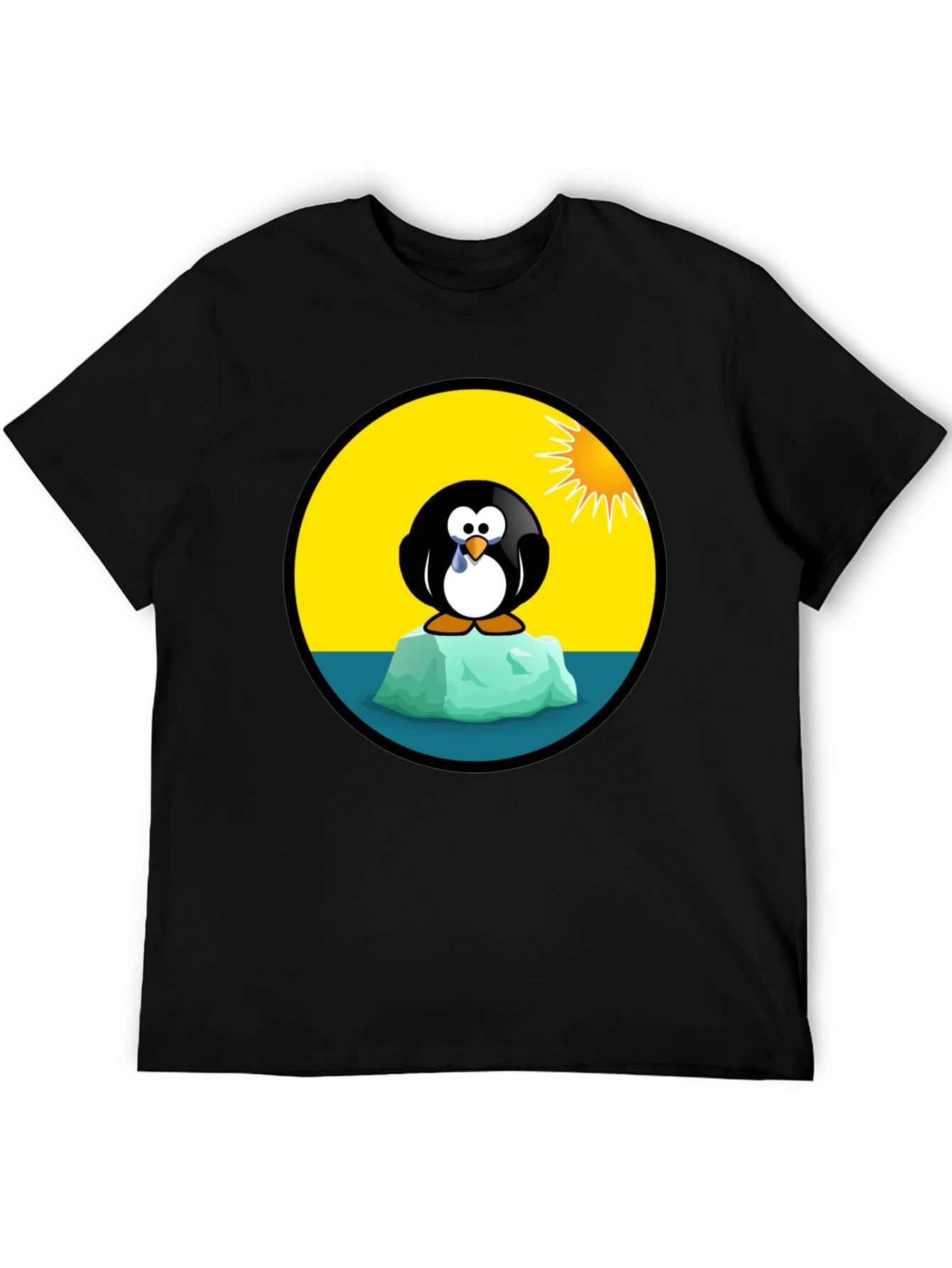 Sad Penguin Global Warming Awareness T-Shirt