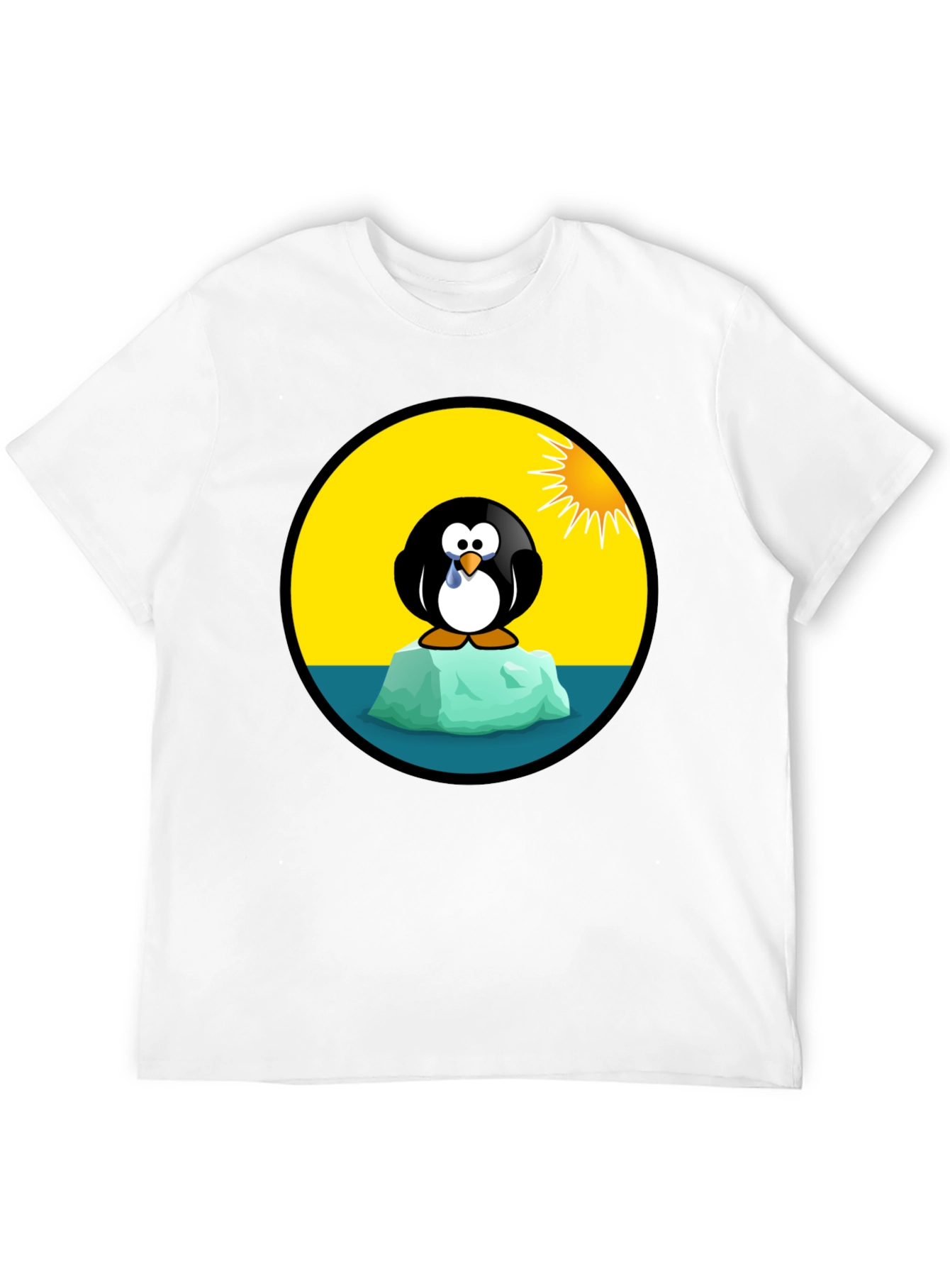 Sad Penguin Global Warming Awareness T-Shirt