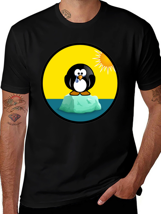Sad Penguin Global Warming Awareness T-Shirt