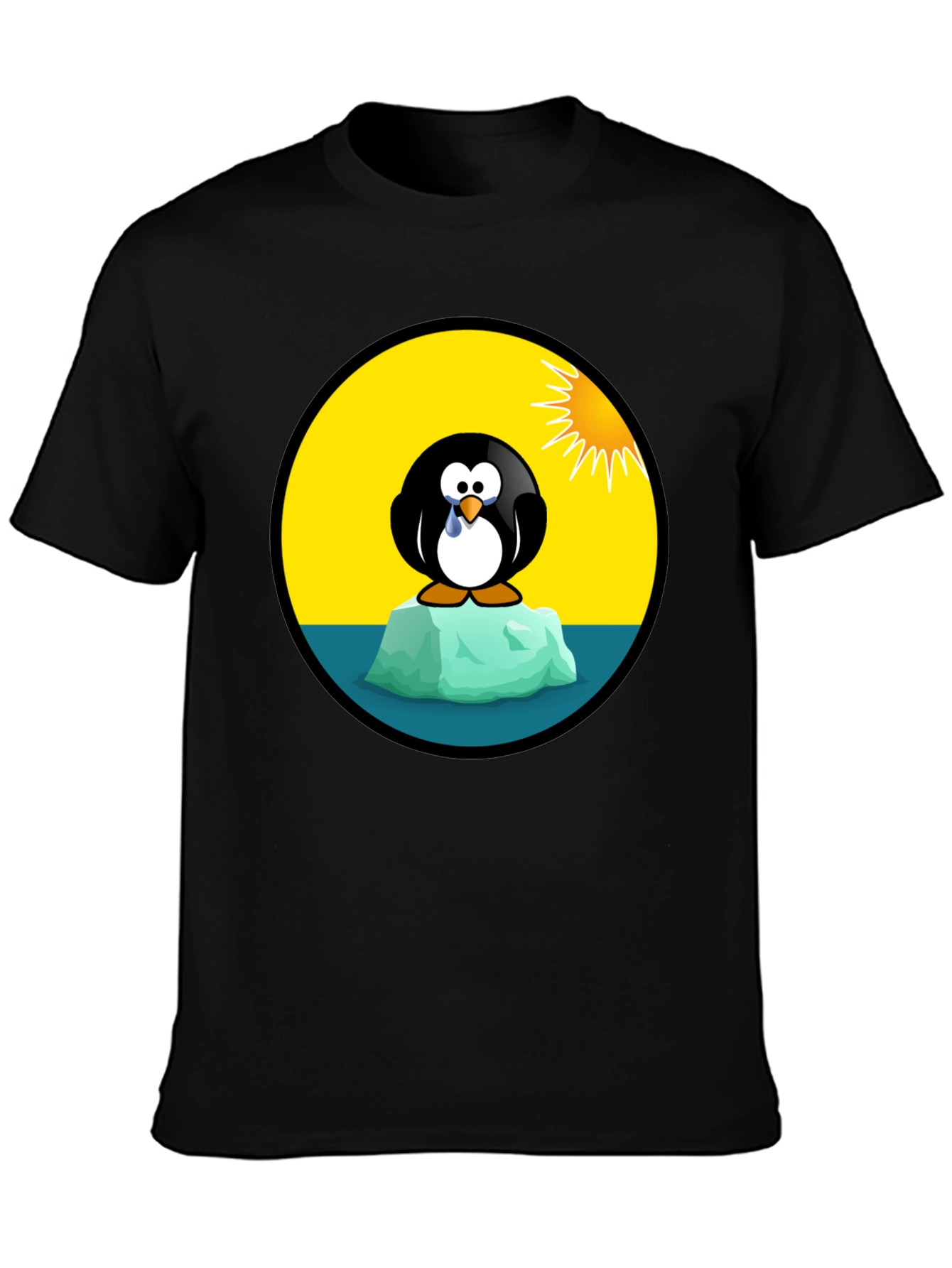 Sad Penguin Global Warming Awareness T-Shirt