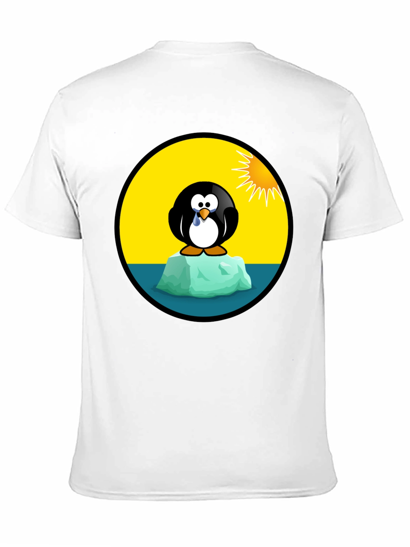 Sad Penguin Global Warming Awareness T-Shirt
