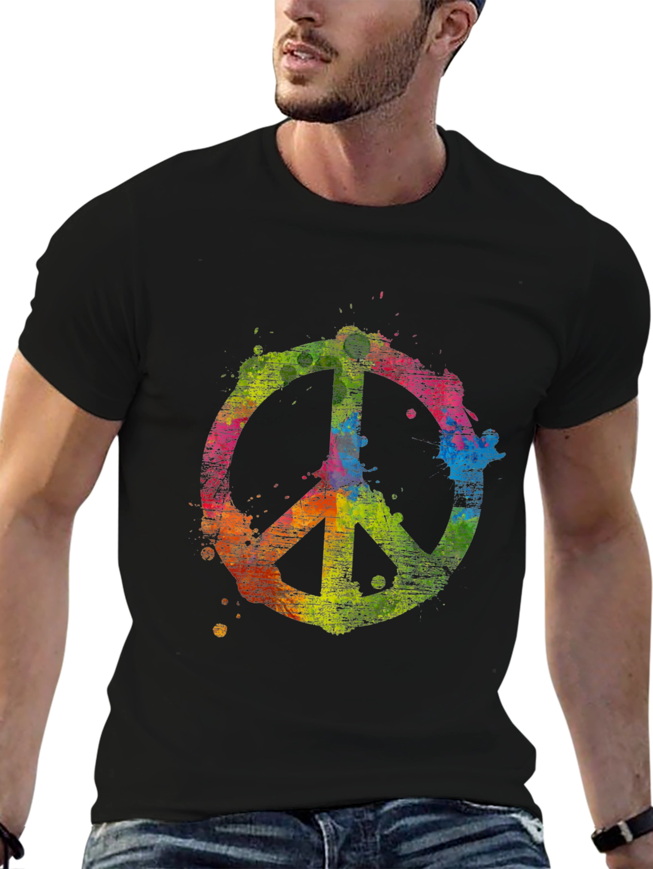 Peace Sign Colorful T-Shirt