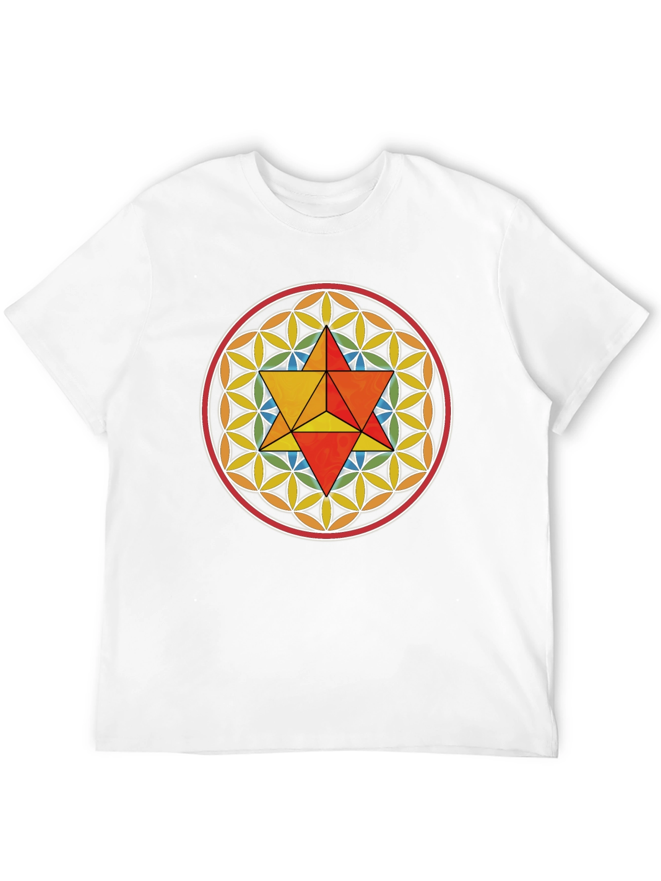 Merkaba Flower of Life Graphic Tee
