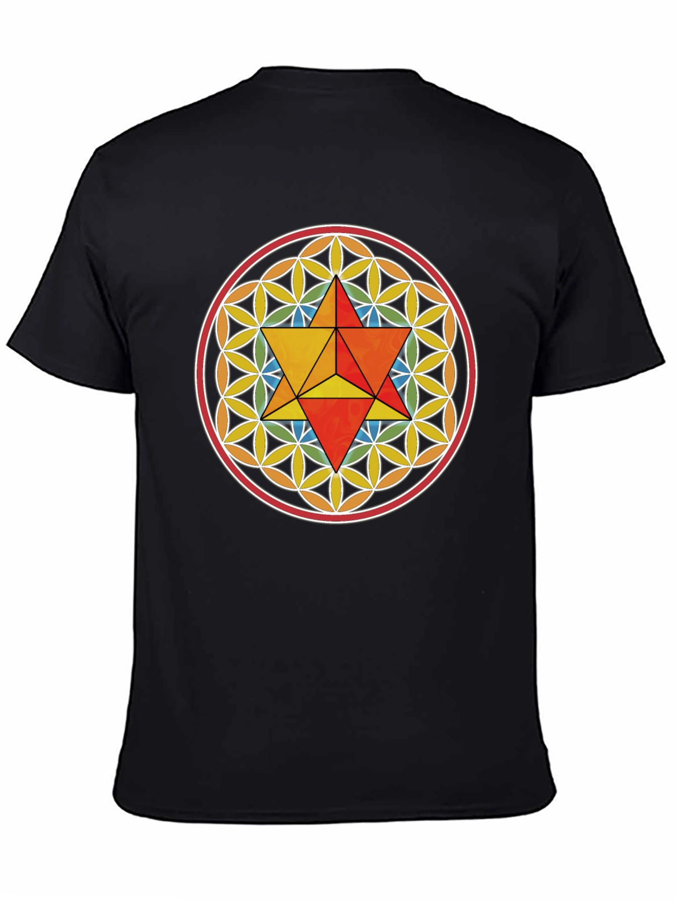 Merkaba Flower of Life Graphic Tee